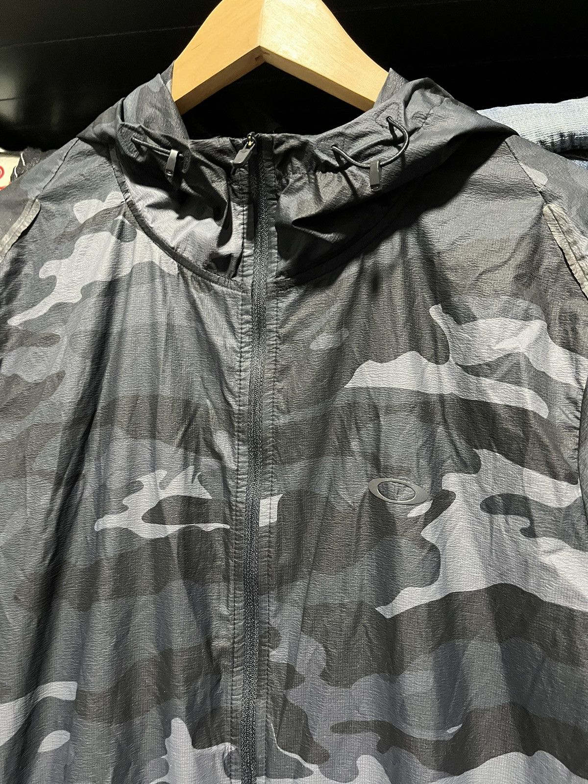 Oakley Crazy Y2K Oakley Camo Windbreaker Zip-Up Jacket Essential Size US L / EU 52-54 / 3 - 8 Thumbnail