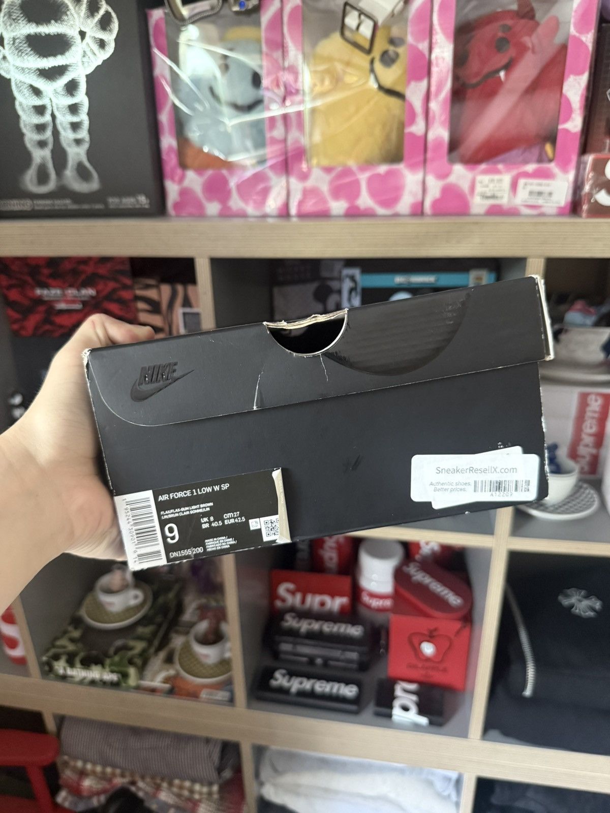 Nike × Supreme Supreme Nike AF1 Wheat Sneakers Size US 9 / EU 42 - 9 Thumbnail