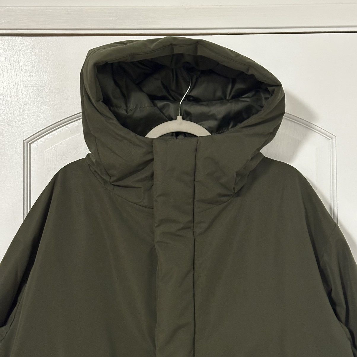 Muji Muji Padding Insulated Hooded Half Coat Jacket, Dark Green Size US L / EU 52-54 / 3 - 2 Thumbnail