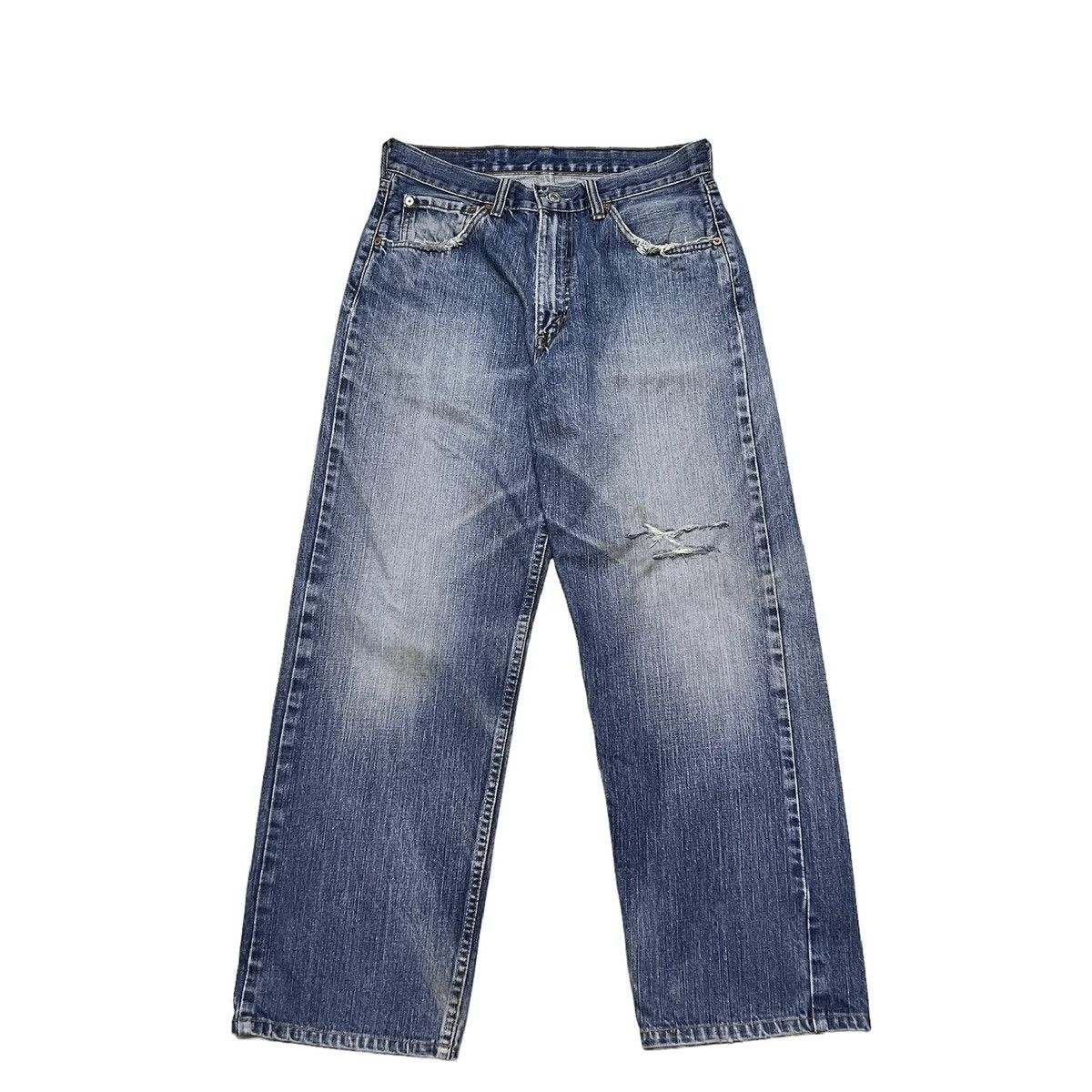 Vintage Levis Lot 559 Distressed Denim Jeans