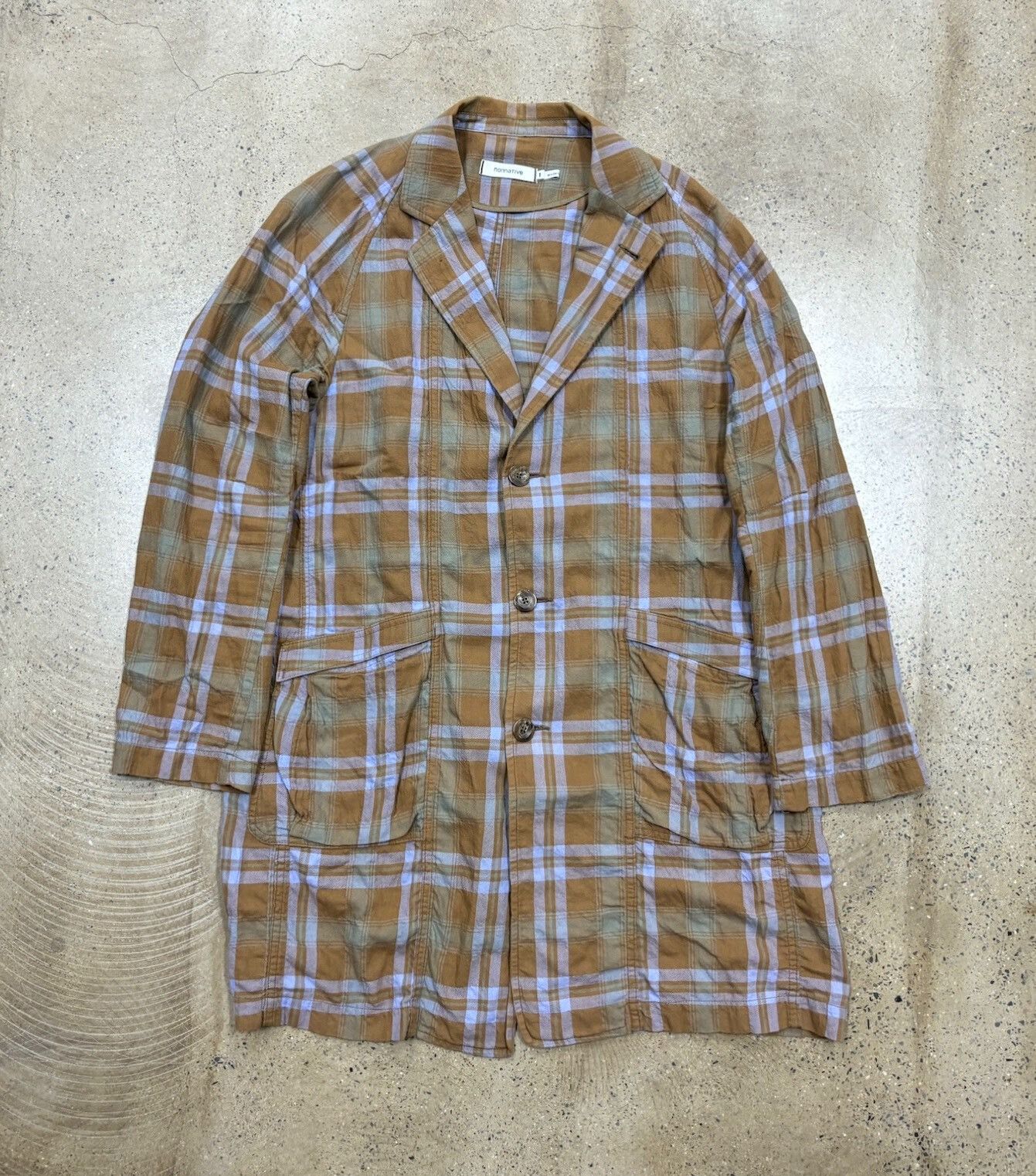 Nonnative Nonnative Long Check Trench Coat Size US S / EU 44-46 / 1 - 1 Thumbnail