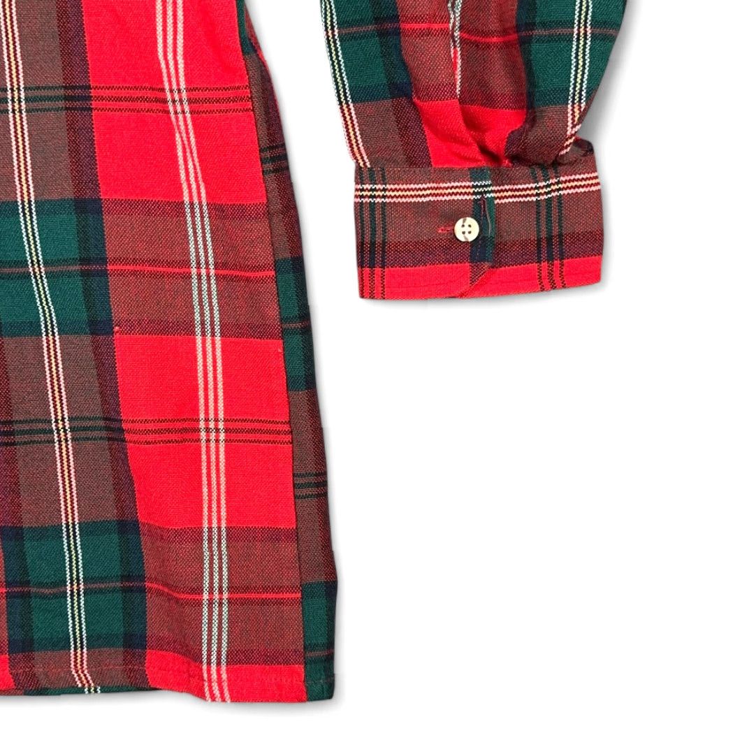 Van Heusen VINTAGE Van Heusen Shirt Men XL Red Plaid Flannel 417 Lumberjack 90s Button-Up Long Sleeve Pocketed Size US XL / EU 56 / 4 - 7 Thumbnail