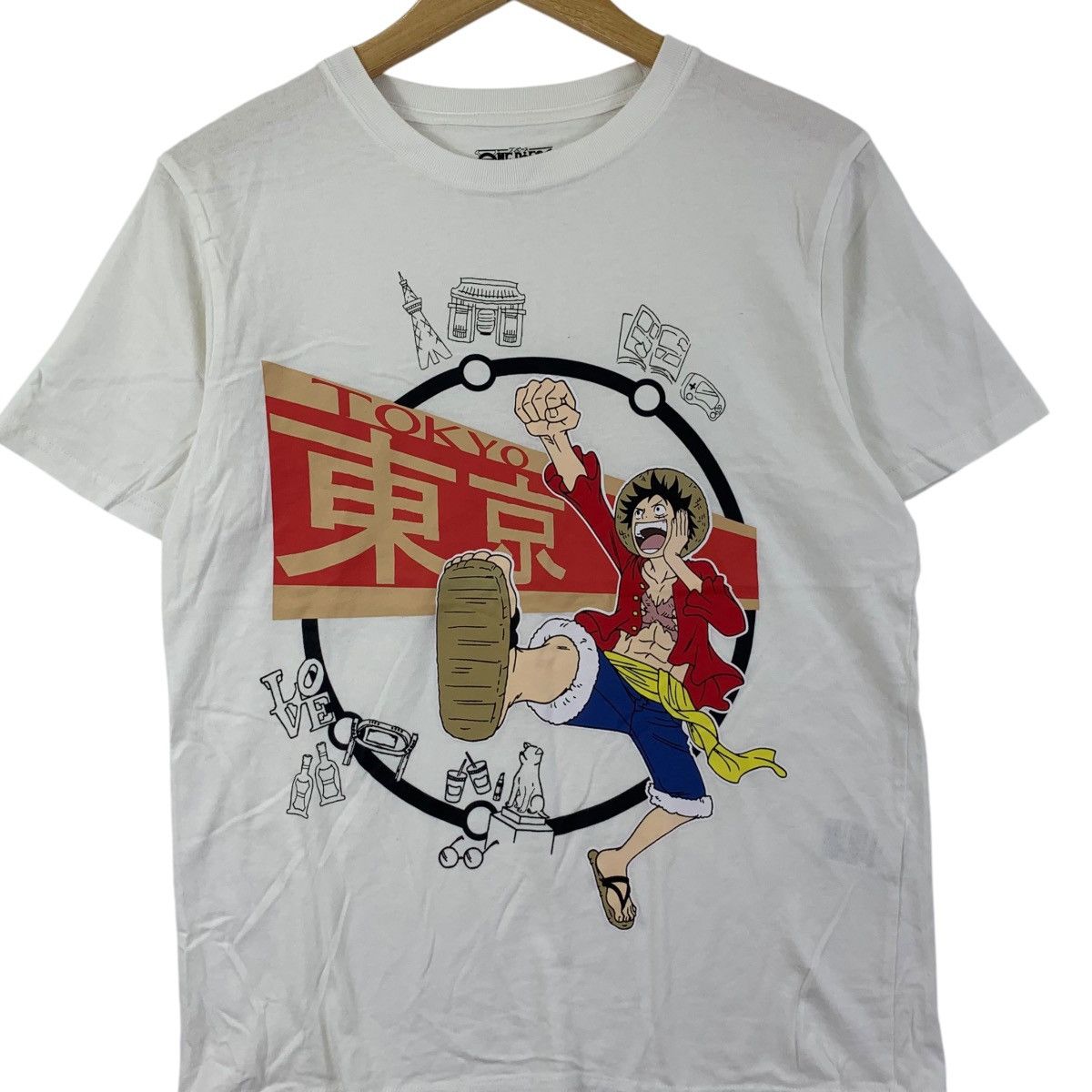One Piece ONE PIECE LUFFY Anime Manga Tokyo Olympic Edition Tee Shirt Size US M / EU 48-50 / 2 - 3 Thumbnail