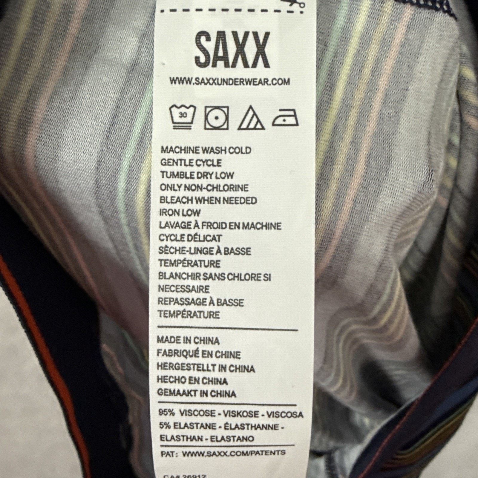 Other SAXX Vibe Xtra Boxer Brief Lot Of 4 Small Print Ballpark Size 30 - 19 Thumbnail