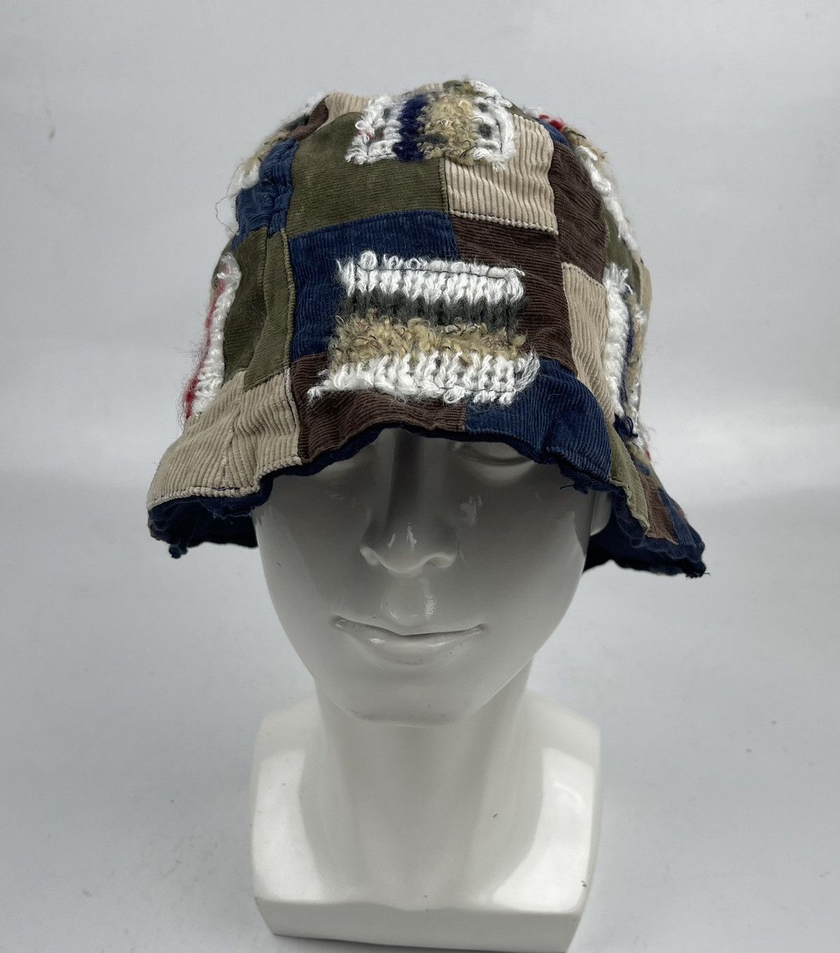 Japanese Brand rare design patchworks hat tc28 Size ONE SIZE - 2 Thumbnail