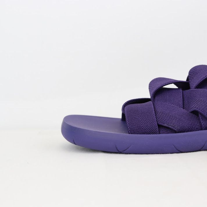 Bottega Veneta o1rshd1 Intrecciato Starfish Plat Sandal in Blue Size US 10 / EU 43 - 3 Thumbnail