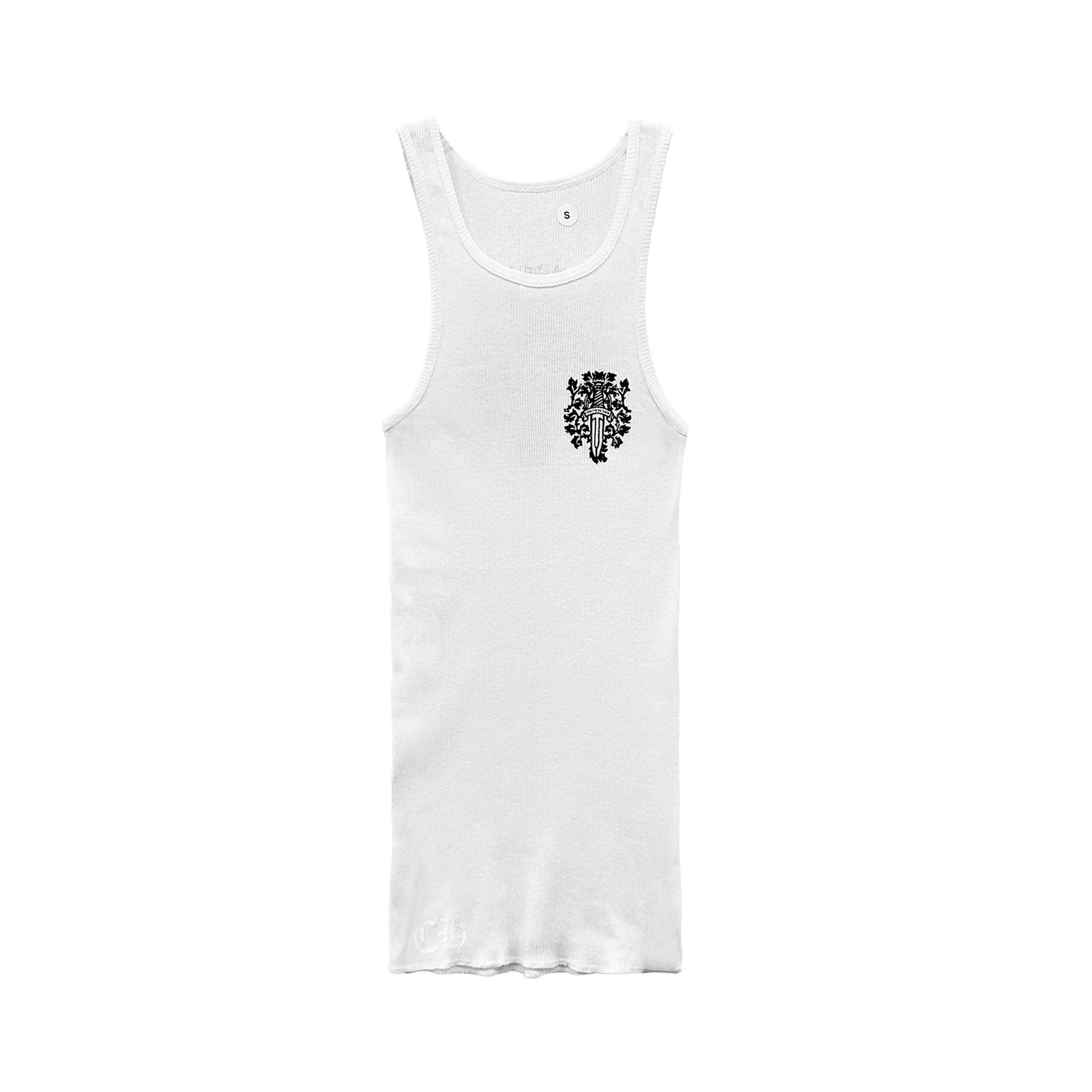 Chrome Hearts Chrome Hearts White Dagger Logo Tank Top Size 27" / US 4 / IT 40 - 1 Thumbnail