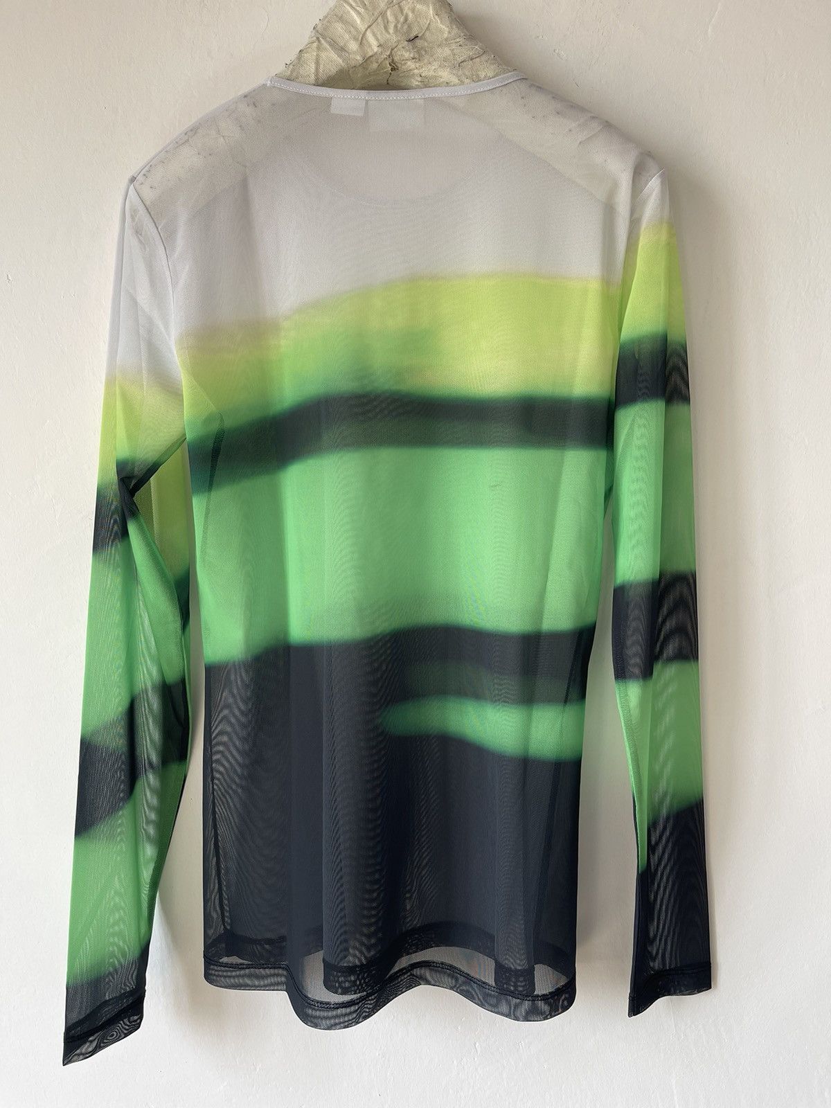 Dries Van Noten Len Lye Stripe Mesh Top Size L / US 10 / IT 46 - 3 Thumbnail