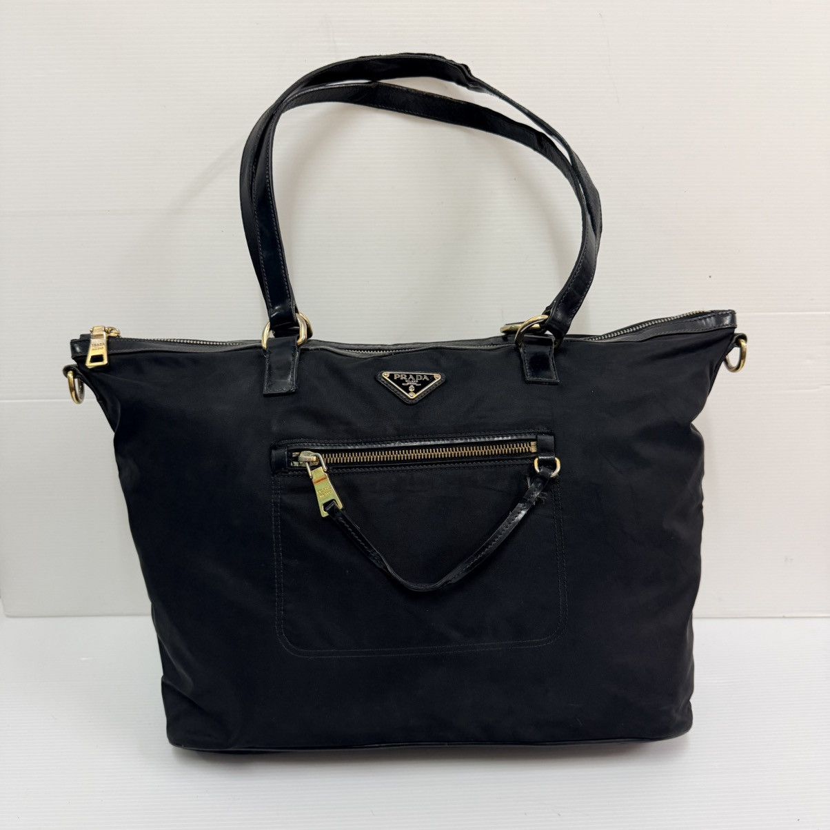 Prada Prada Nylon Large Tote Bag Size ONE SIZE - 1 Thumbnail