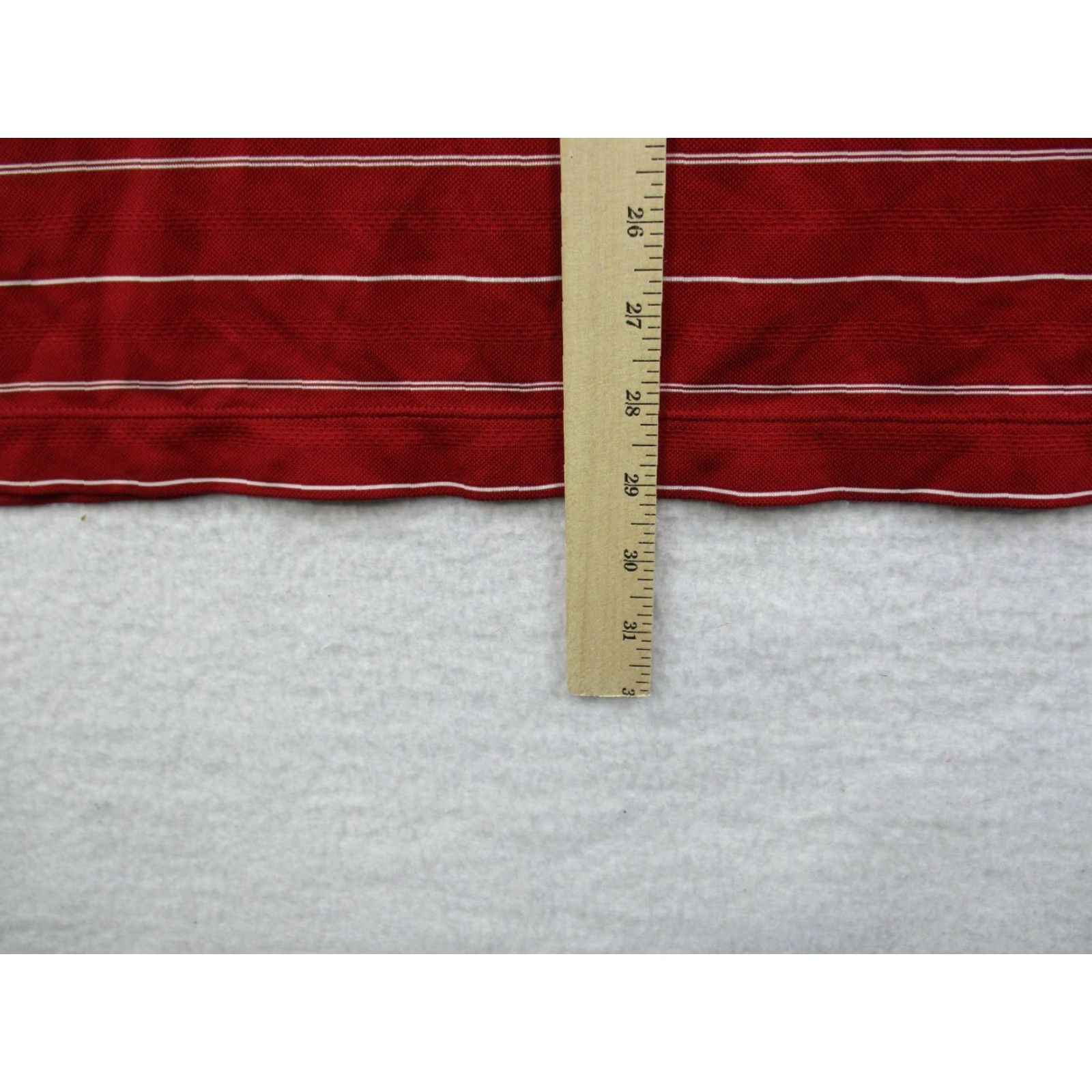 Nike Nike Golf Polo Shirt XL Mens Dri-Fit Red White Stripe Short Sleeve Size US XL / EU 56 / 4 - 7 Thumbnail
