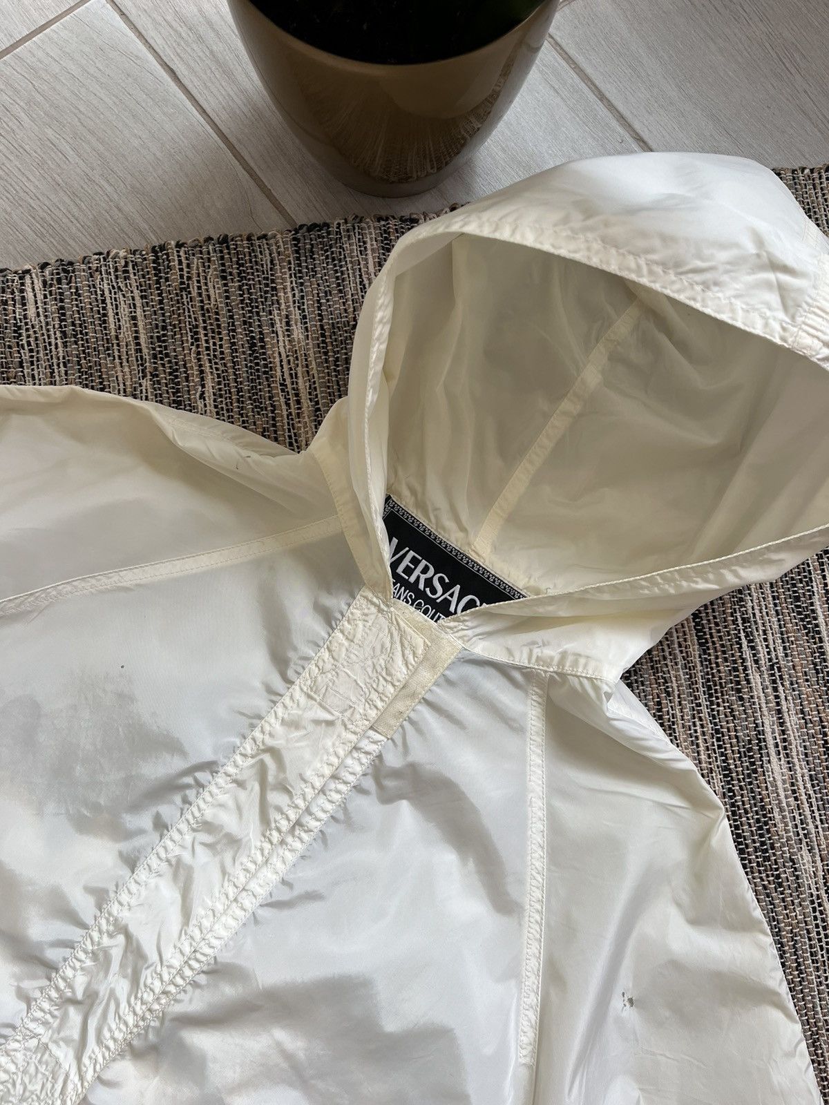 Versace Jeans Couture × Vintage Vintage Versace jeans couture windbreaker raincoat jacket Size US L / EU 52-54 / 3 - 6 Thumbnail