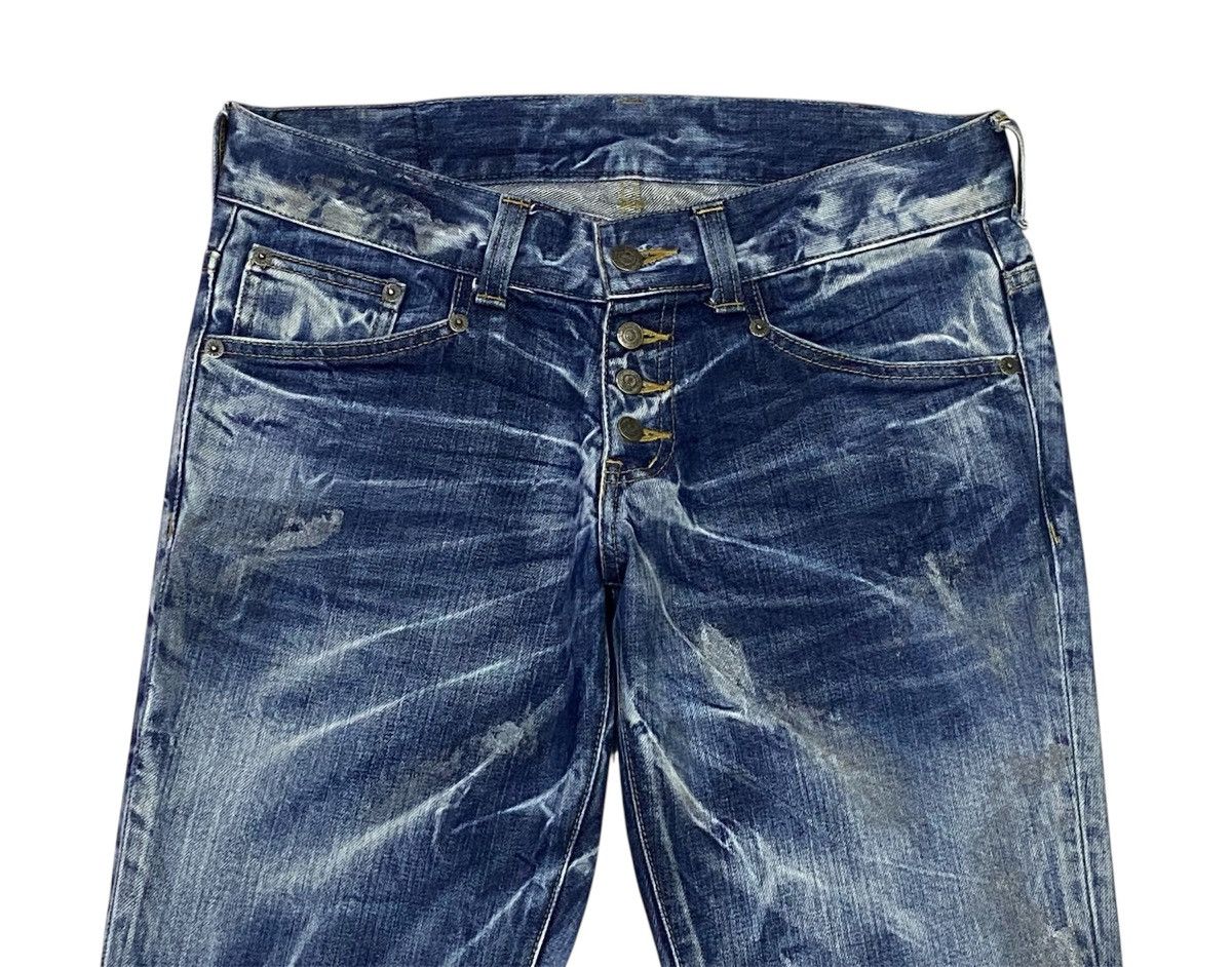 Tornado Mart 💃 Tornado Mart Flare Mudwash Whiskers Denim Pants Size US 30 / EU 46 - 4 Thumbnail
