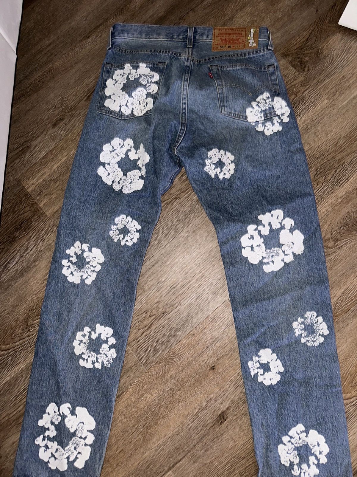 DENIM TEARS Denim tear light wash jeans Size US 31 - 4 Thumbnail