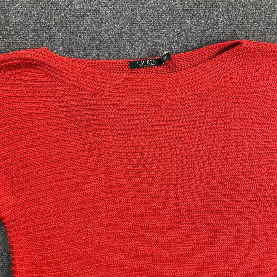 Lauren Ralph Lauren Lauren Ralph Lauren Sweater Women's Large Red Knit Casual L Size L / US 10 / IT 46 - 2 Thumbnail