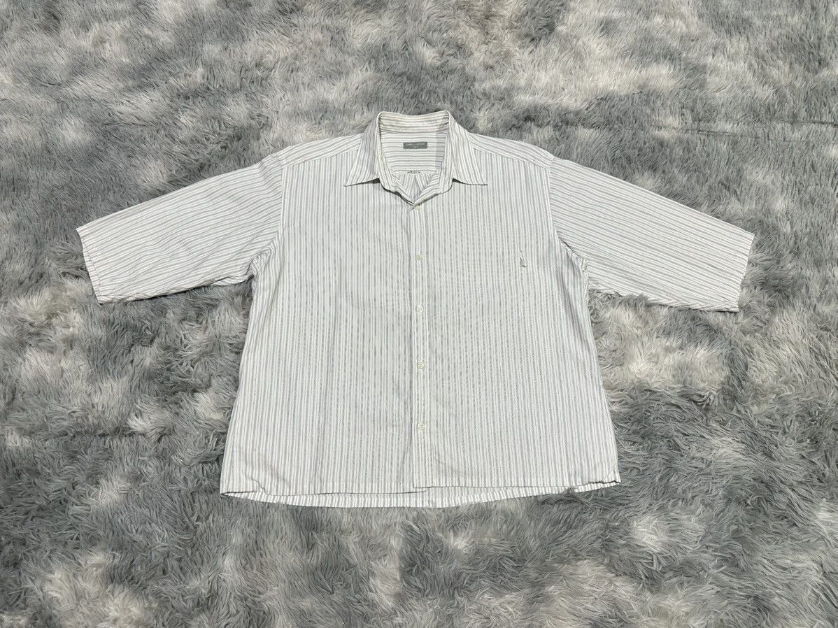 Comme des Garcons Homme 🔥Vintage Comme Des Garcons Homme Striped Shirt Modified Size Size US L / EU 52-54 / 3 - 11 Thumbnail
