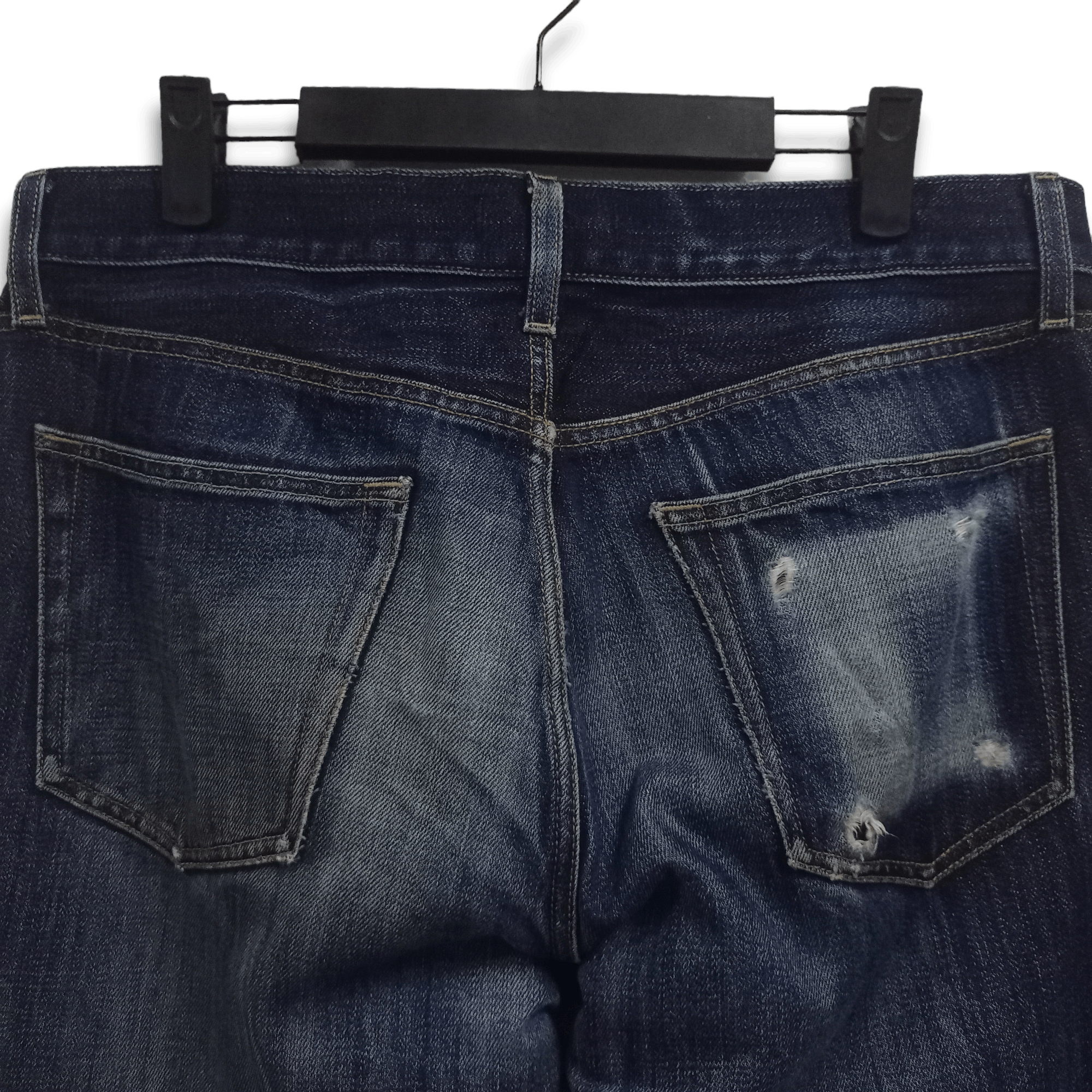 Japanese Brand × Uniqlo Vintage Japanese Uniqlo Distressed Baggy Style Jeans 34x29 Size US 34 / EU 50 - 7 Thumbnail