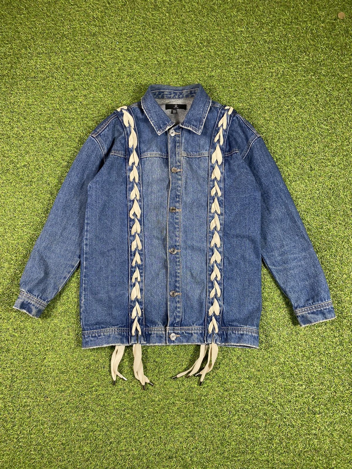 Vintage Vintage Y2K Japanese denim jeans jacket streetwear style Size S / US 4 / IT 40 - 2 Thumbnail