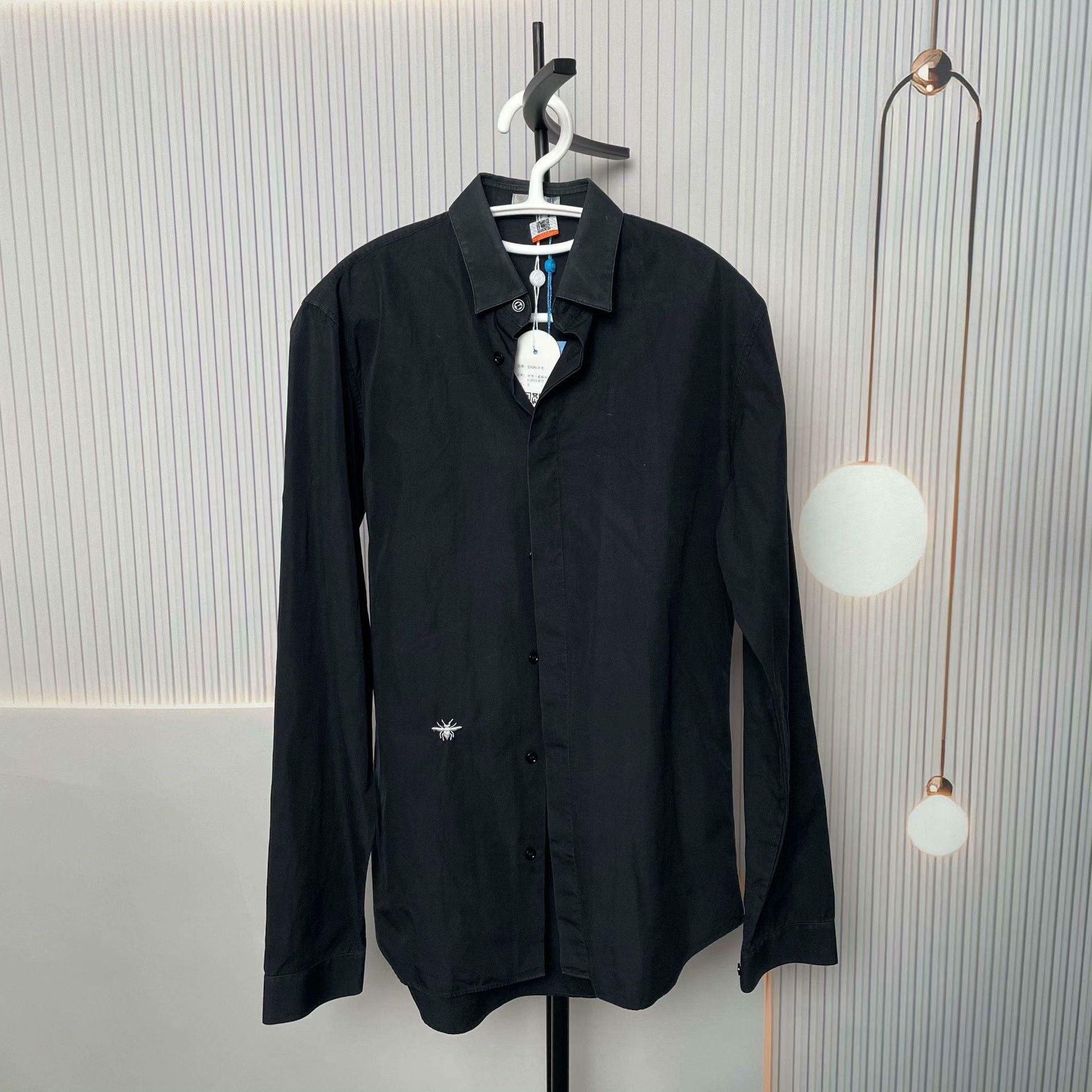 Dior Dior Small Bee Embroidered Shirt Size US M / EU 48-50 / 2 - 1 Thumbnail