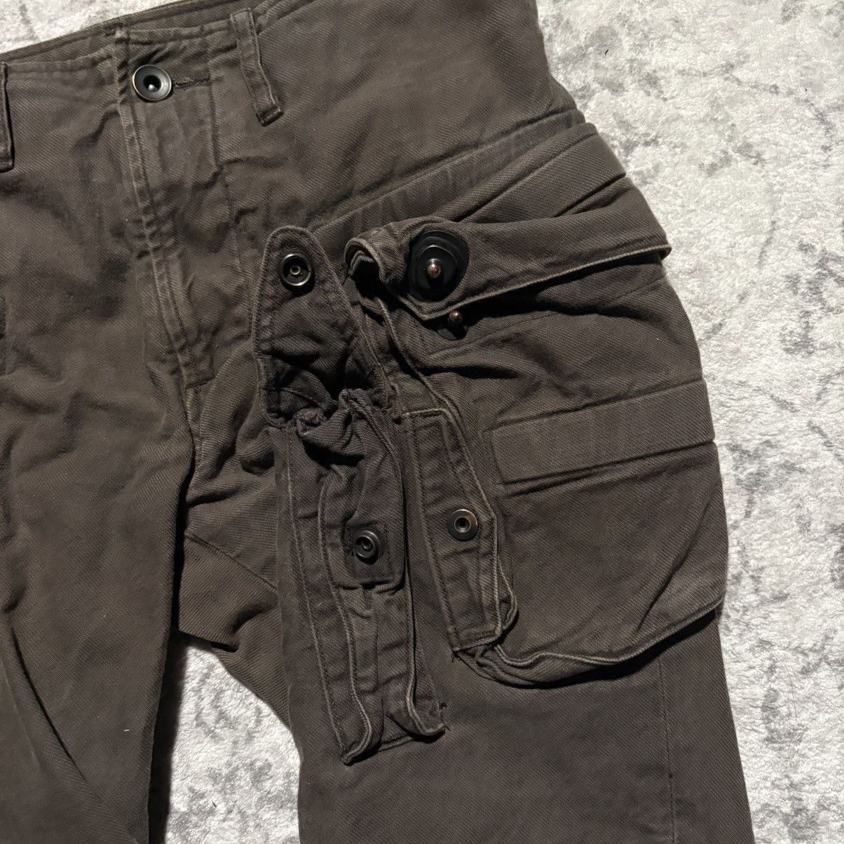Julius Julius FW2010-2011 Goth_ik Gas Mask Cargo Pants Brown | 1 Size US 28 / EU 44 - 4 Thumbnail