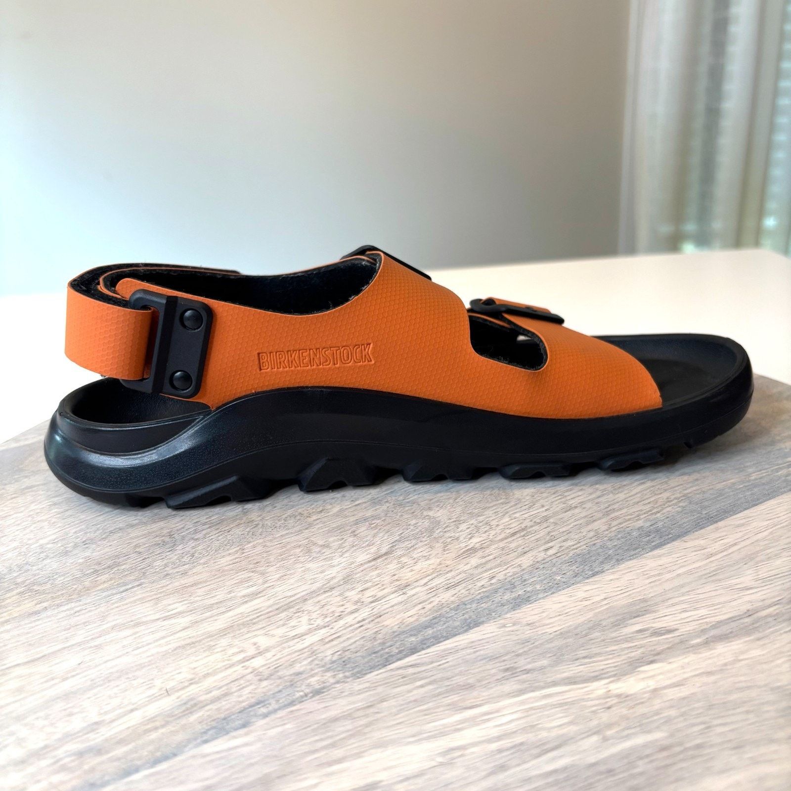 Birkenstock Birkenstock Tatacoa Sandals Orange Black Rugged Trail L9 M7 Size US 7 / EU 40 - 8 Thumbnail