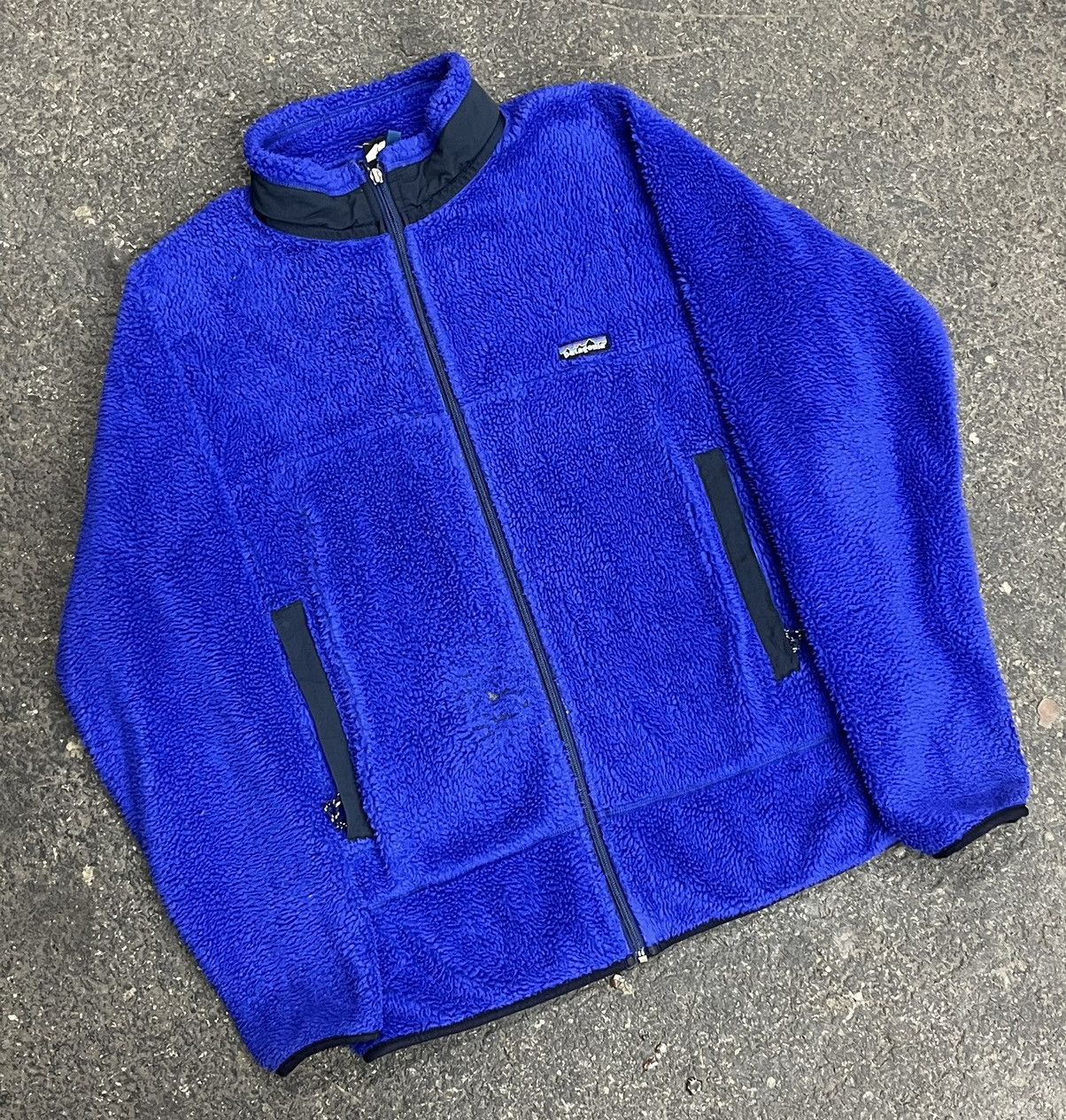 Patagonia vintage 90s deep pile fleece made in USA rare hype