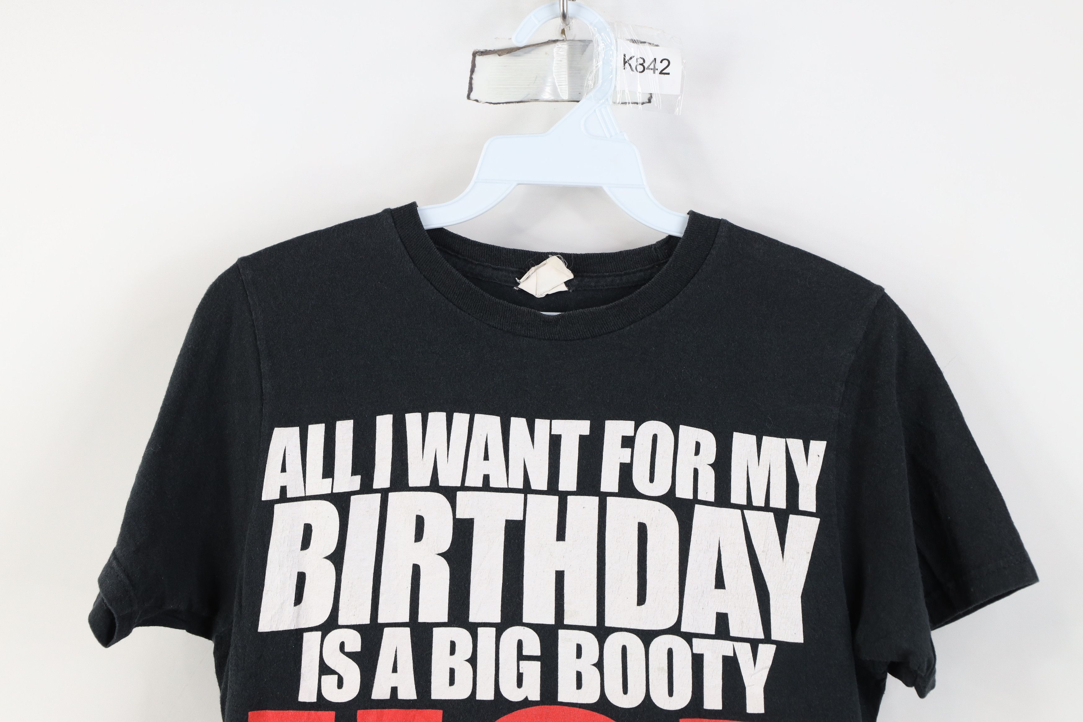 Vintage Vintage Y2K I Want For My Birthday Is A Big Booty T-Shirt Size S / US 4 / IT 40 - 2 Thumbnail