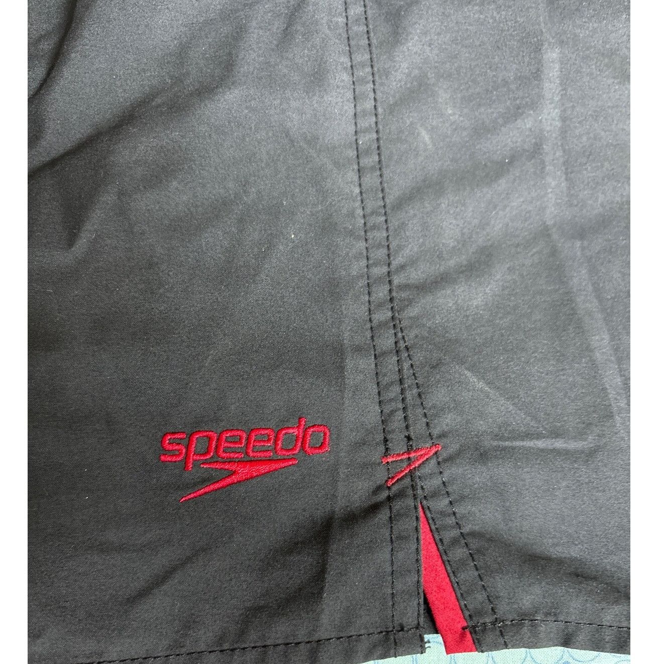 Speedo Speedo men's swim trunks XL black/red with lining Size US 38 / EU 54 - 3 Thumbnail