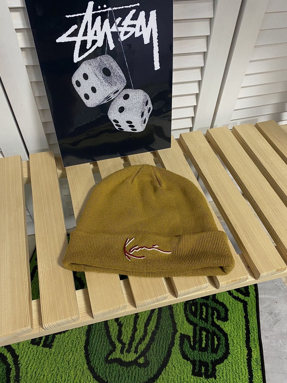 Karl Kani × Starter Cap Hat Snapback Karl Kani X Starter Double Logo Beanie Size ONE SIZE - 1 Thumbnail