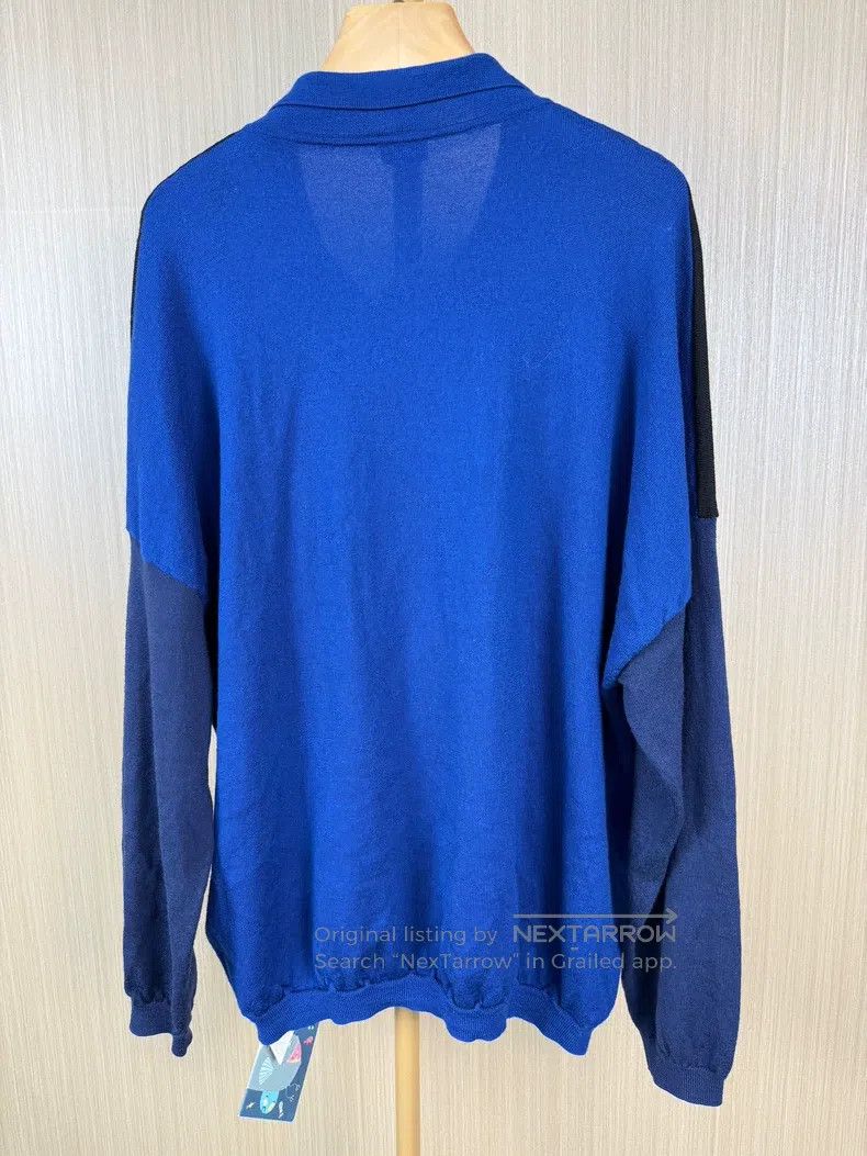 Loewe Loewe Navy and black combined knit sweater Size US L / EU 52-54 / 3 - 2 Thumbnail