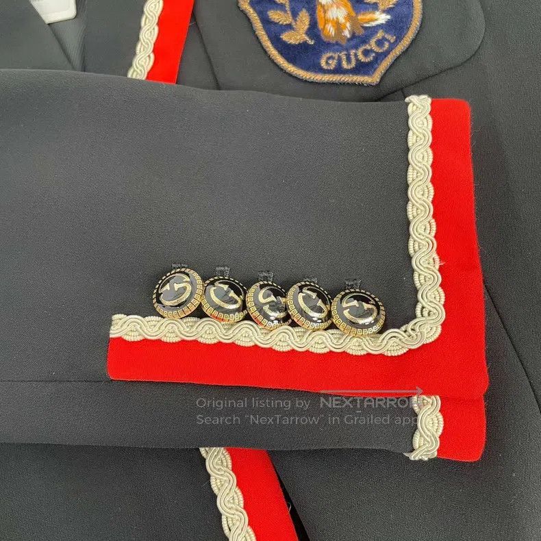 Gucci Gucci Embroidered logo suit jacket Size XS / US 0-2 / IT 36-38 - 6 Thumbnail