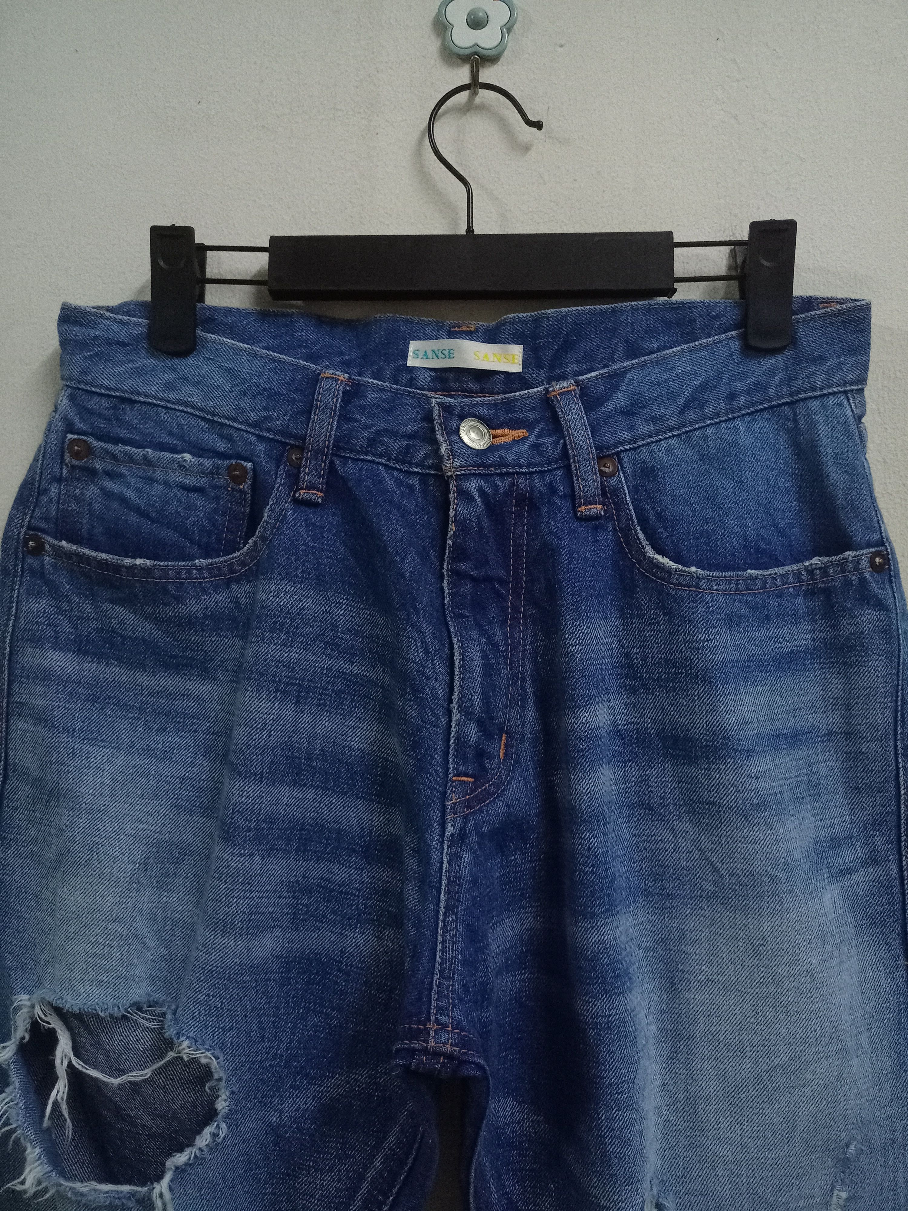 Japan Blue Vintage Setto By JAPAN BLUE Selvedge Ripped Jeans 29x31 Size US 29 - 4 Thumbnail
