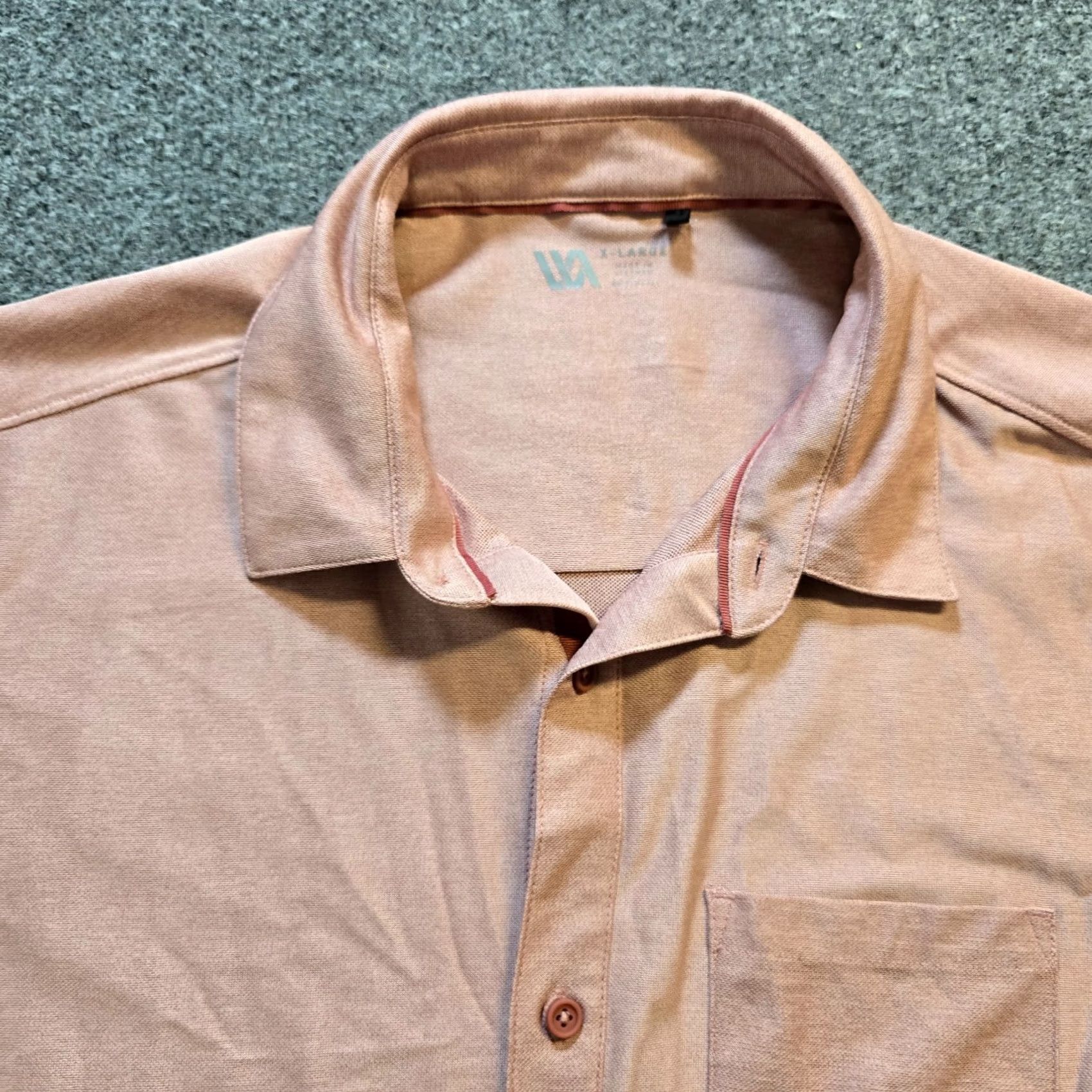 Vintage VRST Shirt Mens XL Pink Button Stretch Long Sleeve Wicking Classic Capsule Size US XL / EU 56 / 4 - 2 Thumbnail