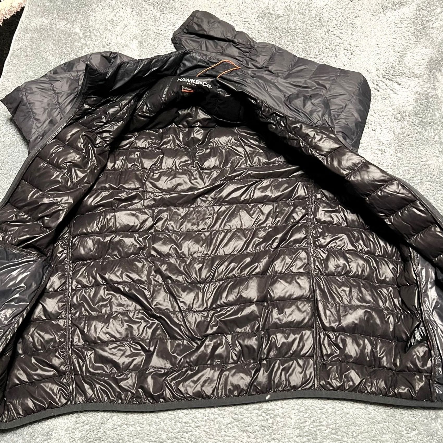 Vintage Hawke & Co Down Puffer Jacket Mens XXL Gray Nylon Coat Sports Performance Coat Size US XXL / EU 58 / 5 - 6 Thumbnail