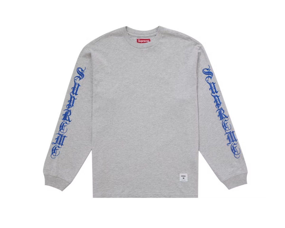 Supreme Supreme old english long sleeve Size US XL / EU 56 / 4 - 1 Thumbnail