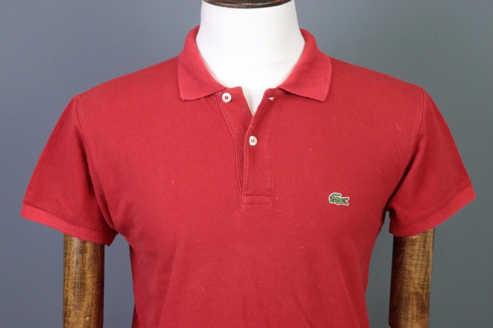 Lacoste Men Lacoste Red Short Sleeve Polo Shirt Size 5 / L Size US L / EU 52-54 / 3 - 3 Thumbnail