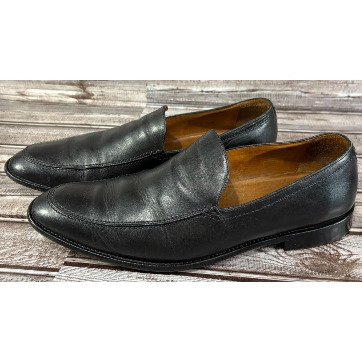John Varvatos John Varvatos Collection Venetian Leather Loafers sz 9.5 c: Size US 9.5 / EU 42-43 - 1 Thumbnail