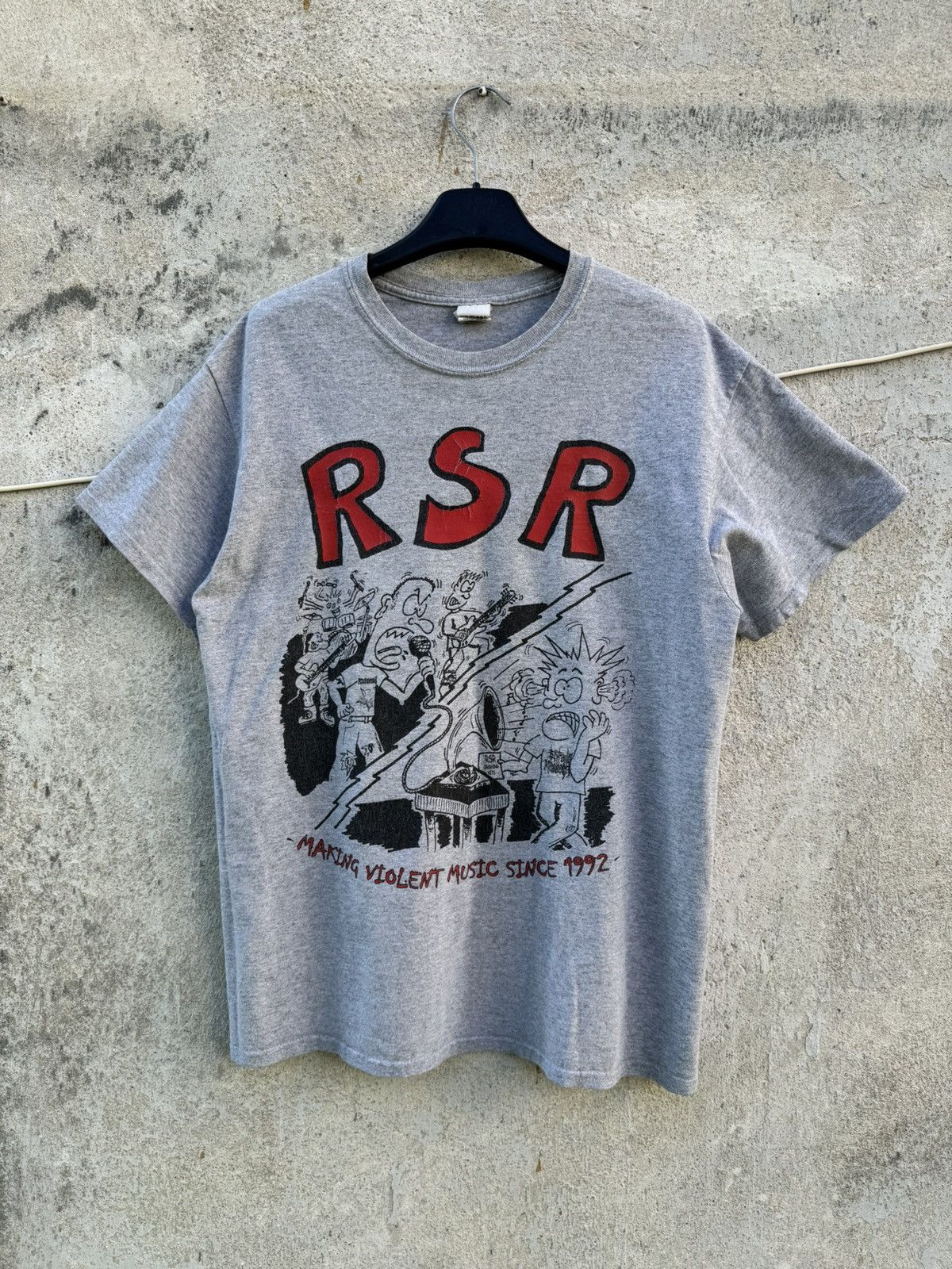 Band Tees Vintage RSR Punk Band Violent Music Thrash Rock Metal Size US M / EU 48-50 / 2 - 3 Thumbnail