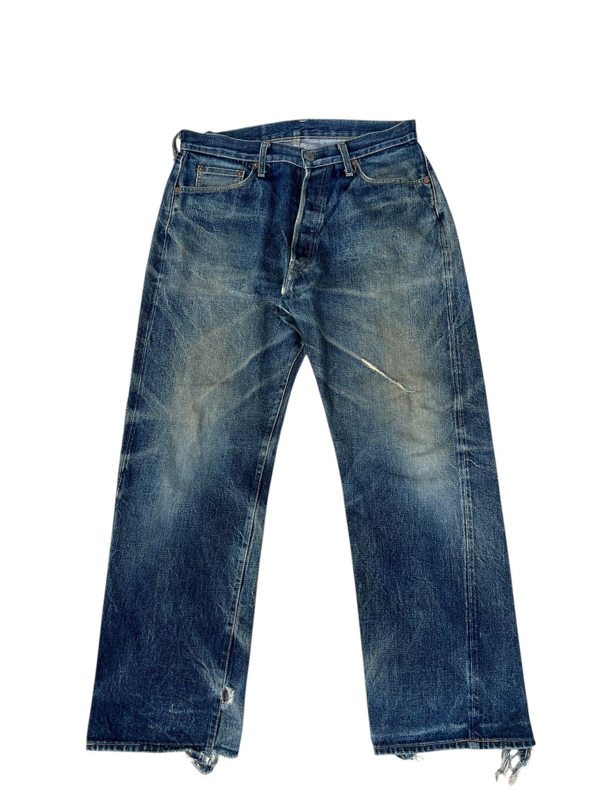 Studio D'Artisan Distressed Studio D’ Artisan SD-101 Denim Selvedge Jeans Size US 32 / EU 48 - 1 Thumbnail