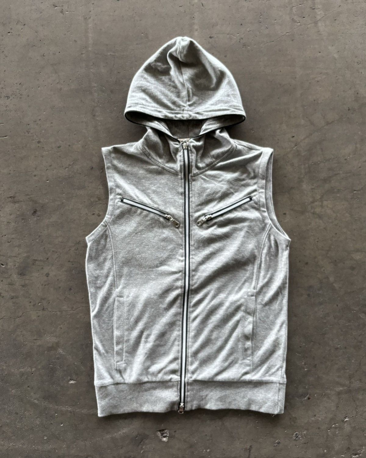 Japanese Brand Semantic Design Vest Zip Up Hoodie Size US M / EU 48-50 / 2 - 2 Thumbnail