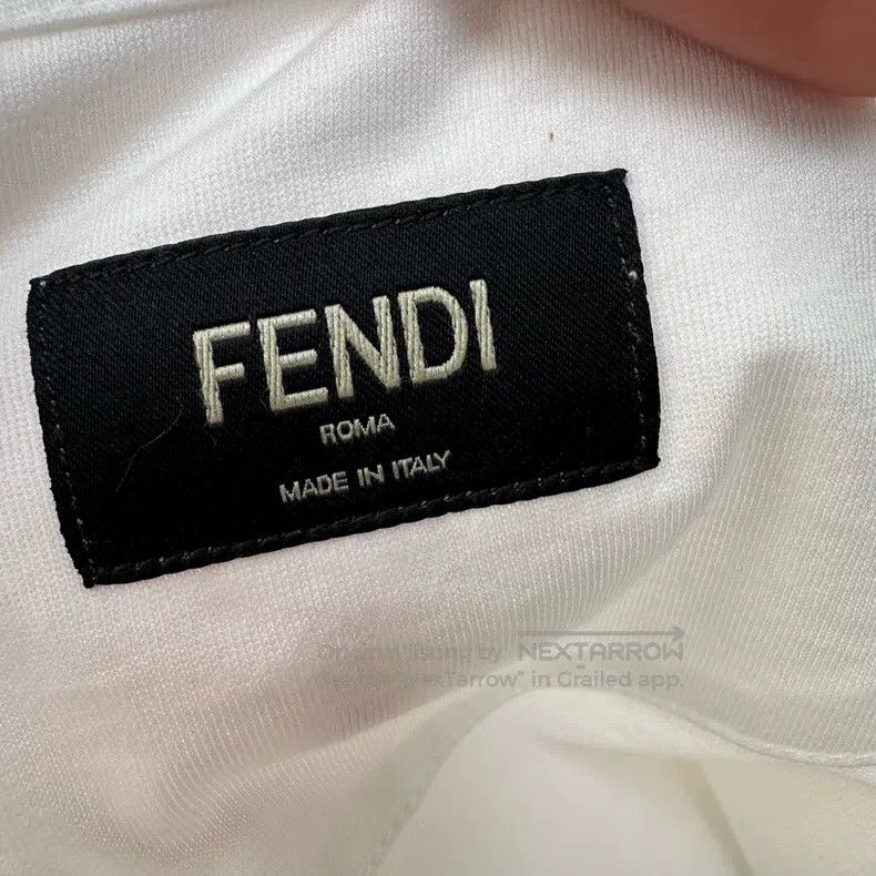 Fendi Fendi Graffiti Printed Logo Smile Embroidery Short Sleeve Size US S / EU 44-46 / 1 - 3 Thumbnail