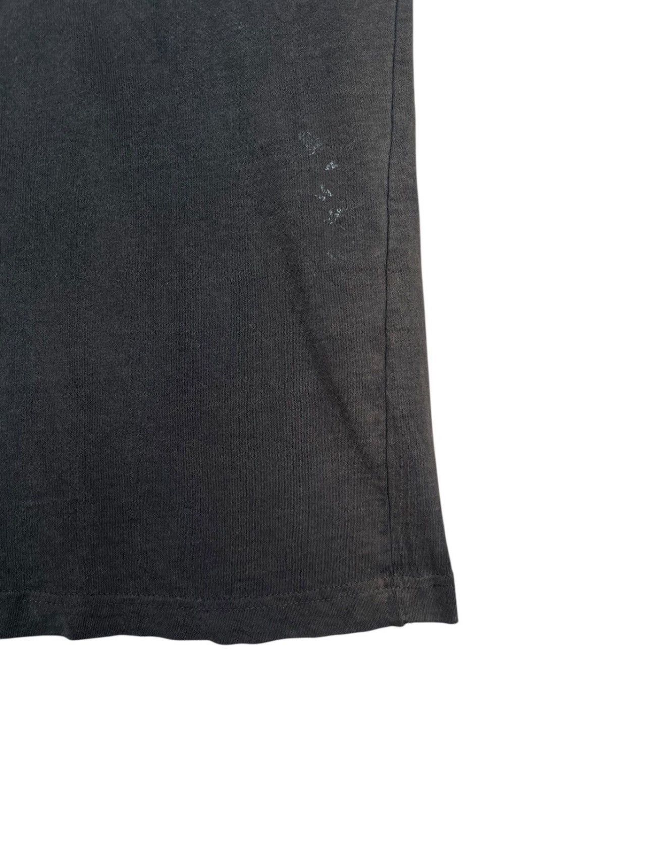 Vintage Vintage 90s Diesel Industrial Logo Sunfaded Black Tees Size US L / EU 52-54 / 3 - 6 Thumbnail