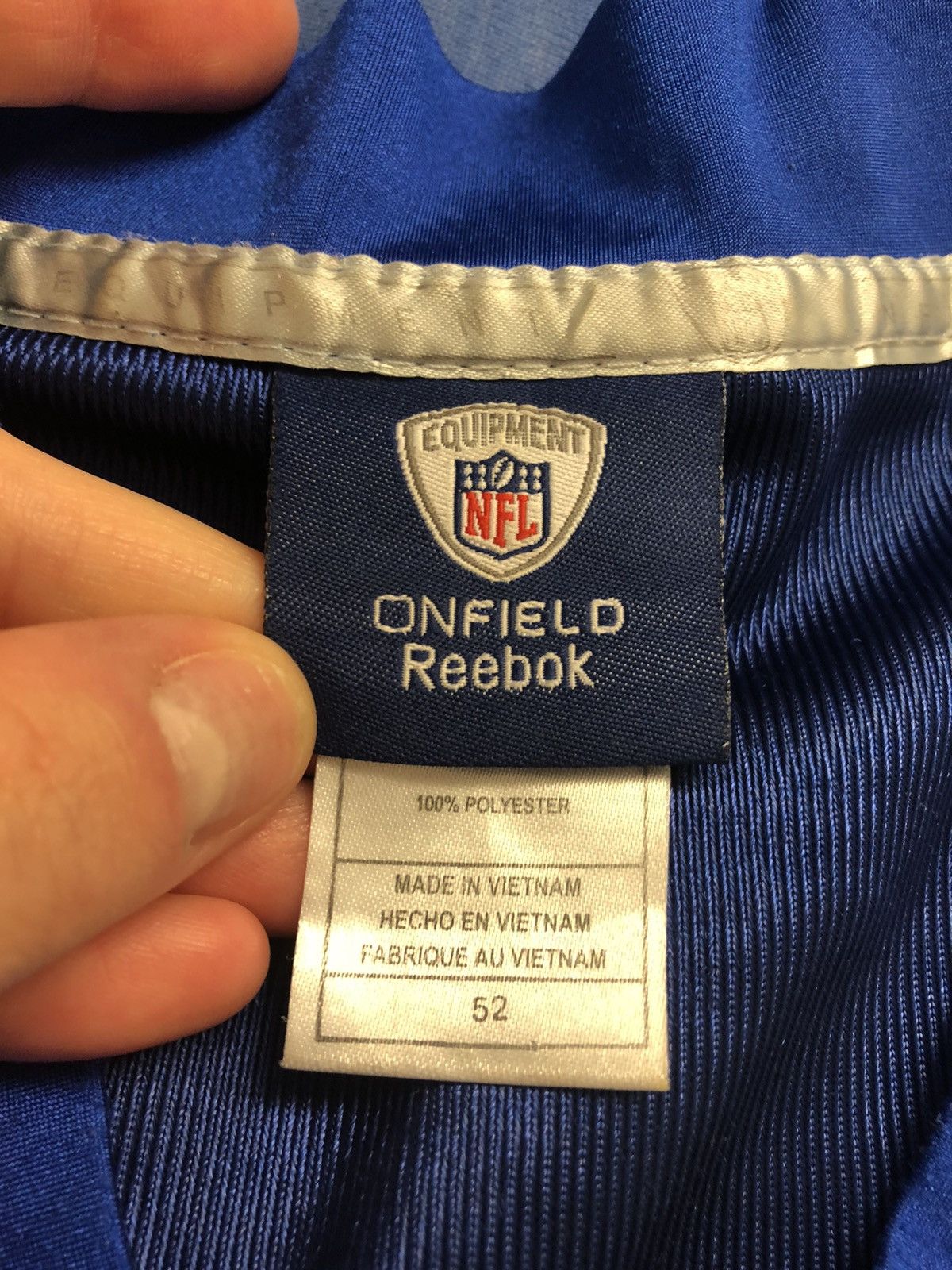 NFL PEYTON MANNING VINTAGE INDIANAPOLIS COLTS NFL JERSEY Size US L / EU 52-54 / 3 - 7 Thumbnail