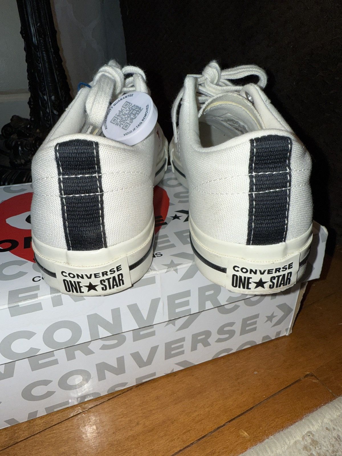Comme des Garcons PLAY × Converse Converse x Comme des Garcons Play, one star “cloud dancer” Size US 8 / EU 41 - 10 Thumbnail