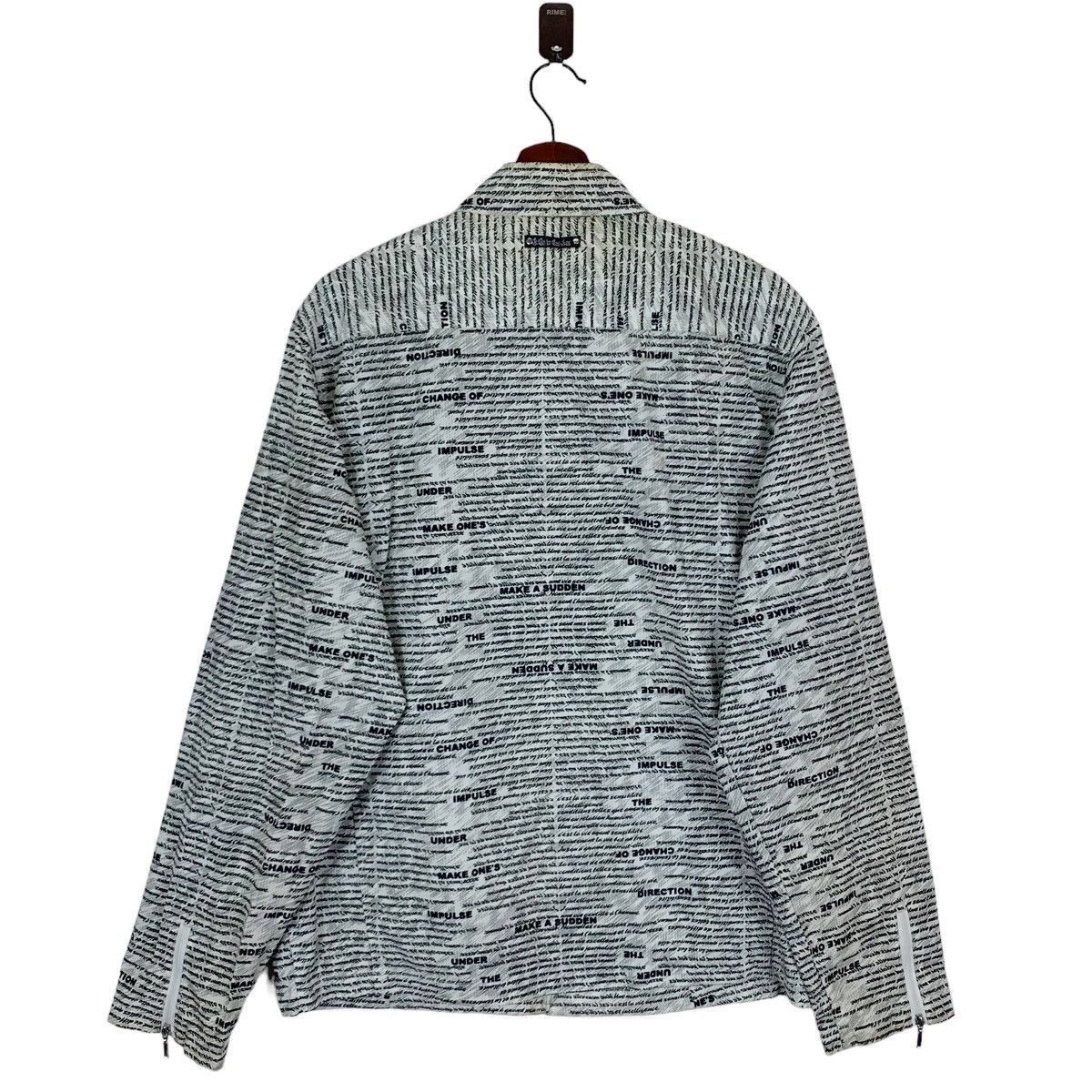 If Six Was Nine × Vintage VINTAGE GRIGRI PUNK FULL PRINT ZIPPER JACKET Size US L / EU 52-54 / 3 - 8 Thumbnail