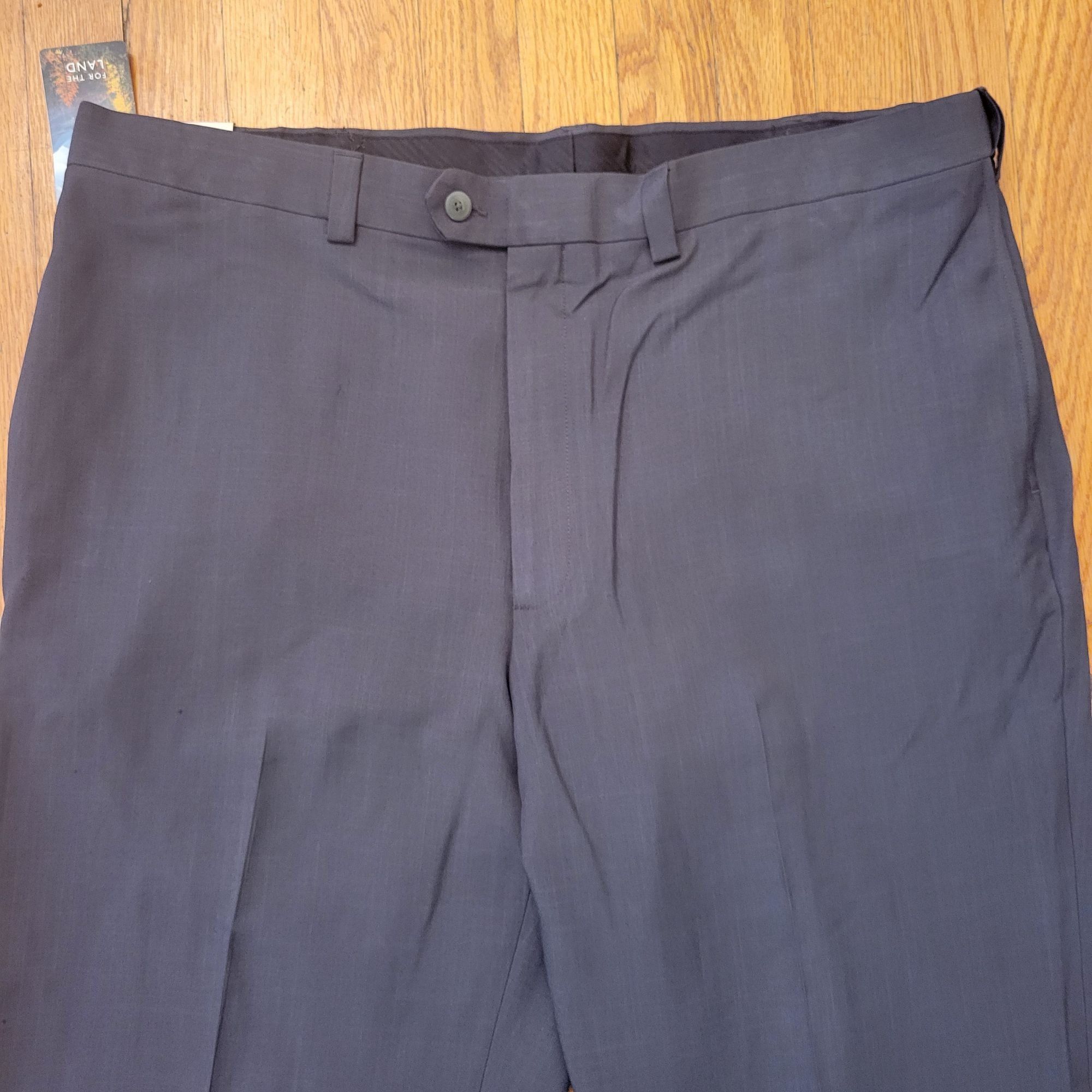 Haggar Haggar Repreve Stria Smart Fiber Dress Pants 42x32 Grey Clas Size US 42 / EU 58 - 9 Thumbnail