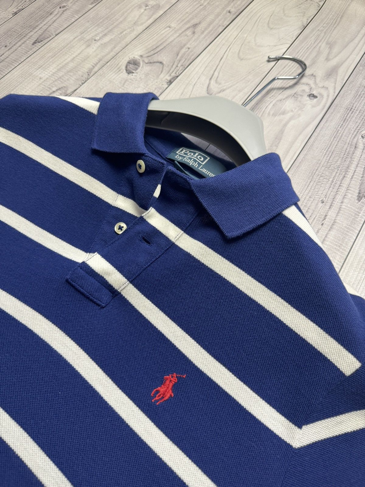 Polo Ralph Lauren Vintage polo Ralph Lauren striped navy shirt S Size US S / EU 44-46 / 1 - 2 Thumbnail