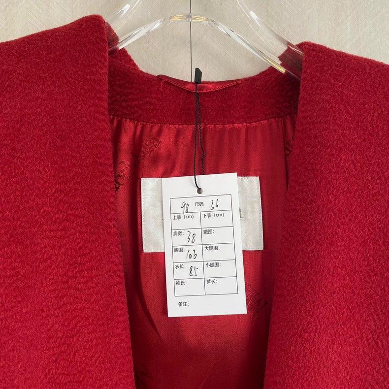 Max Mara Max Mara Red Camel Hair Bathrobe Size S / US 4 / IT 40 - 2 Thumbnail