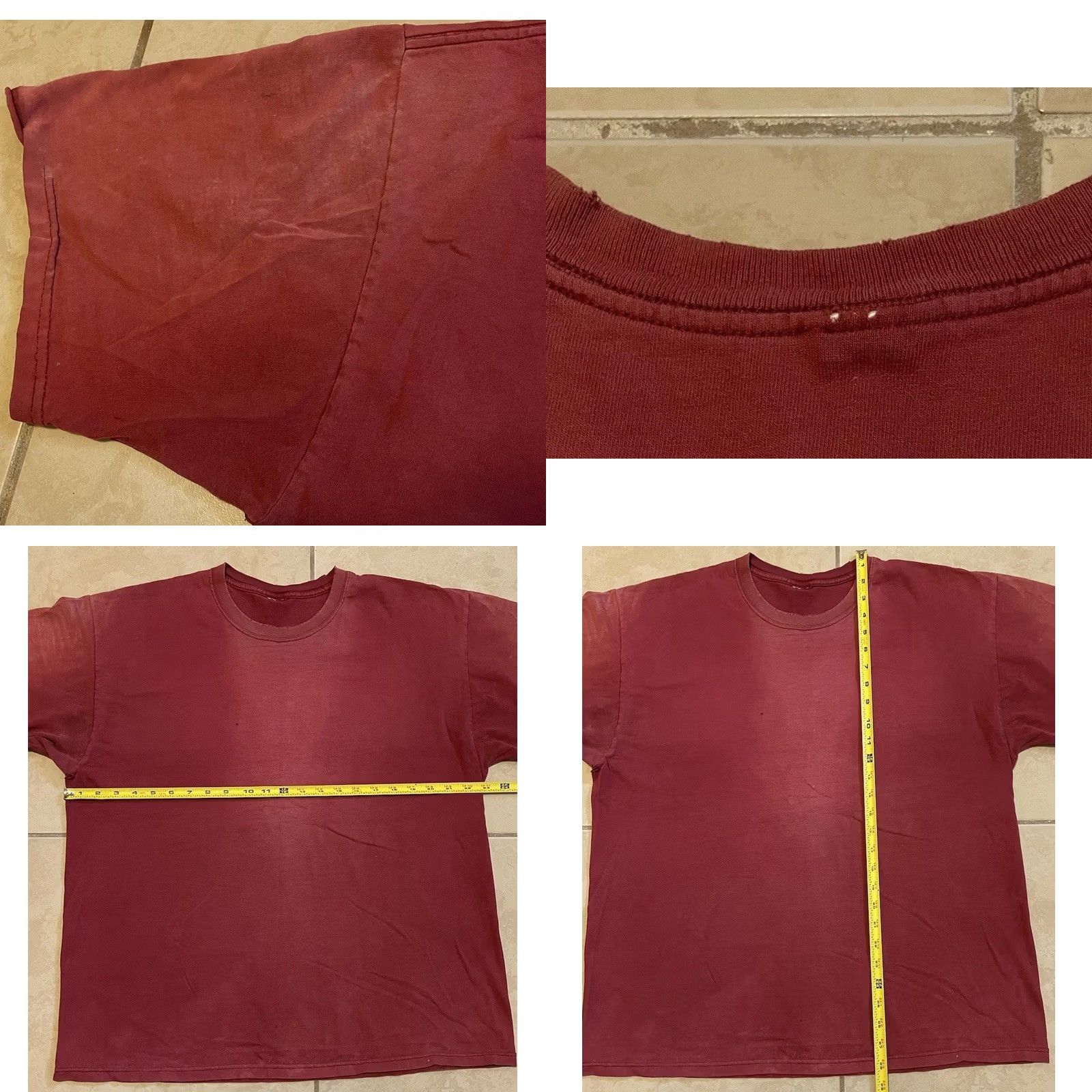 Thrasher VINTAGE Thrashed Distressed Shirt XL Red 90s Biker Grunge Punk Trucker Skate Emo Jeans Men's T-Shirt XL Red 90s Distressed Printed Logo Mens Size US XL / EU 56 / 4 - 11 Thumbnail