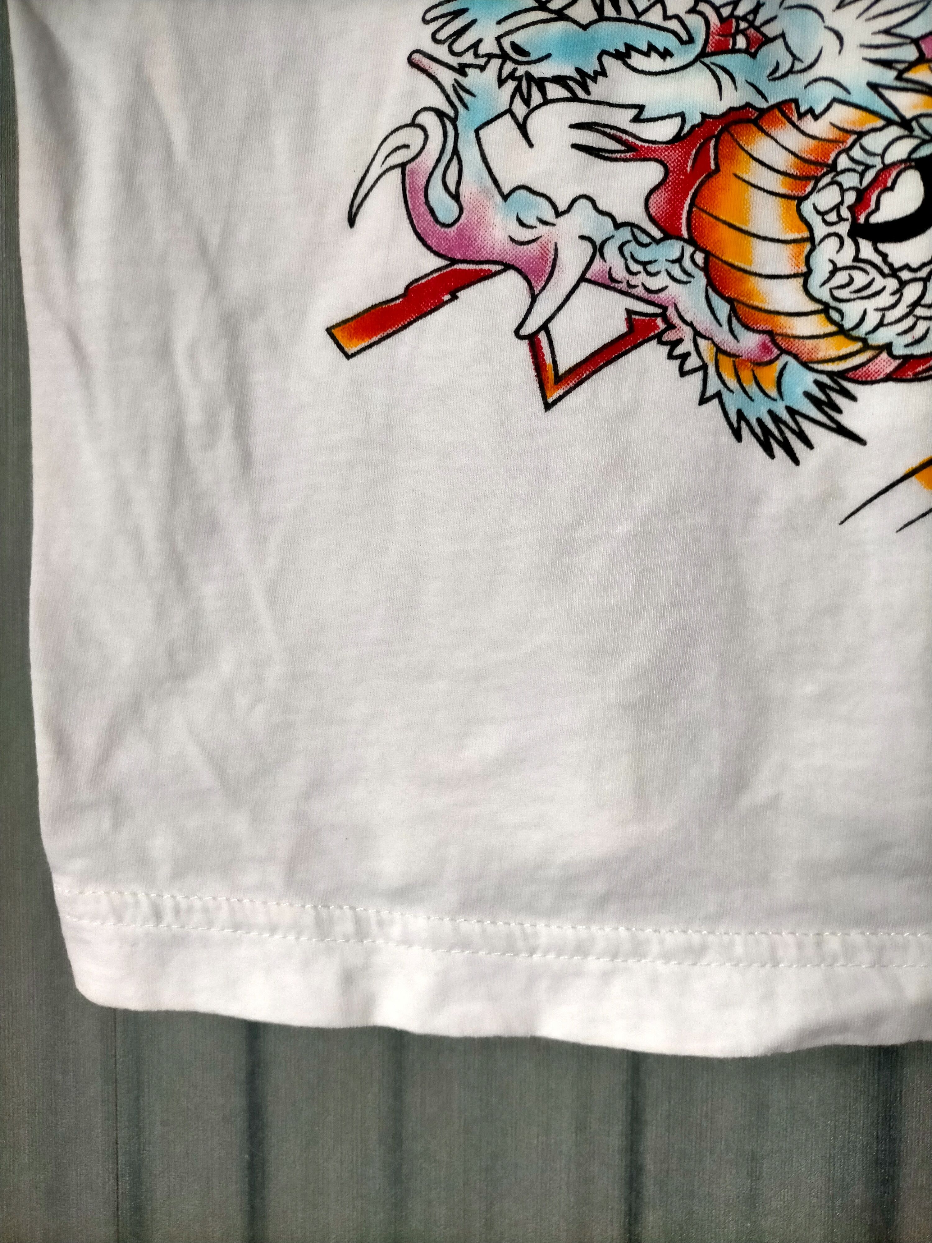Ed Hardy Ed Hardy By Christian Audigier White T-shirt Size US XL / EU 56 / 4 - 7 Thumbnail