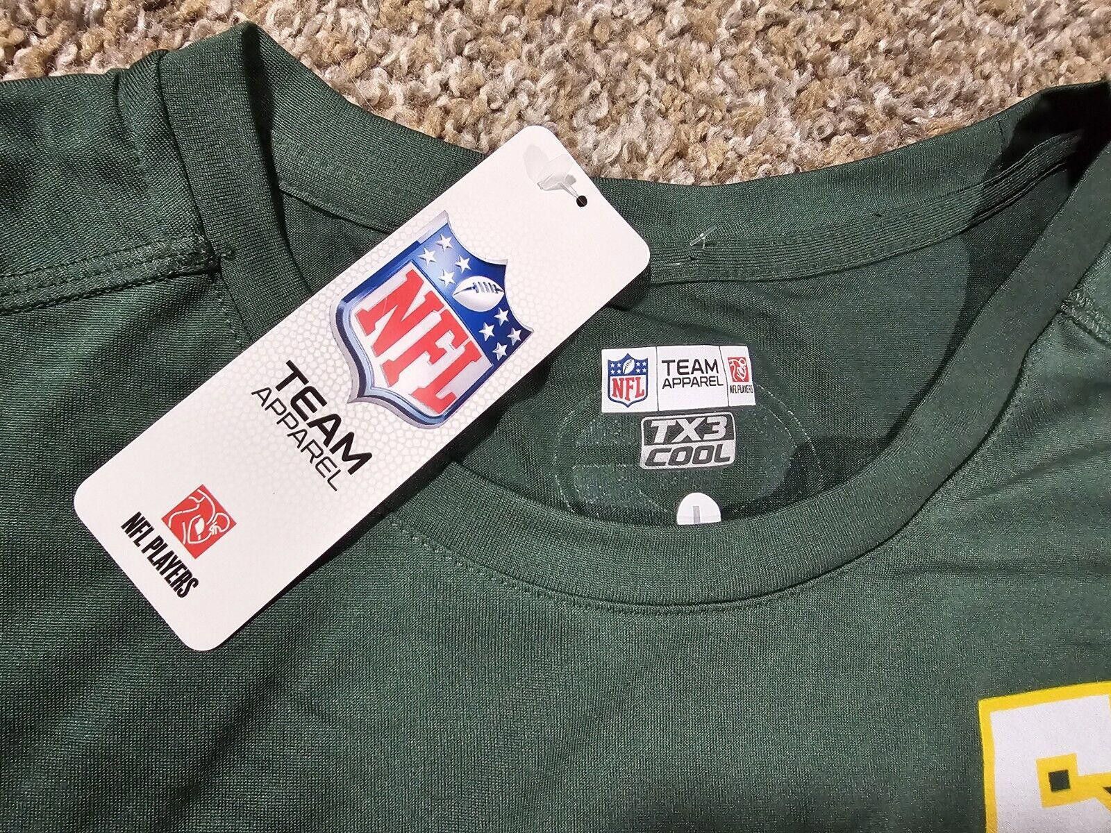 Designer NFL Apparel Packers TX3 Cool Shirt L NWT Clay Matthews 52 Size ONE SIZE - 3 Thumbnail